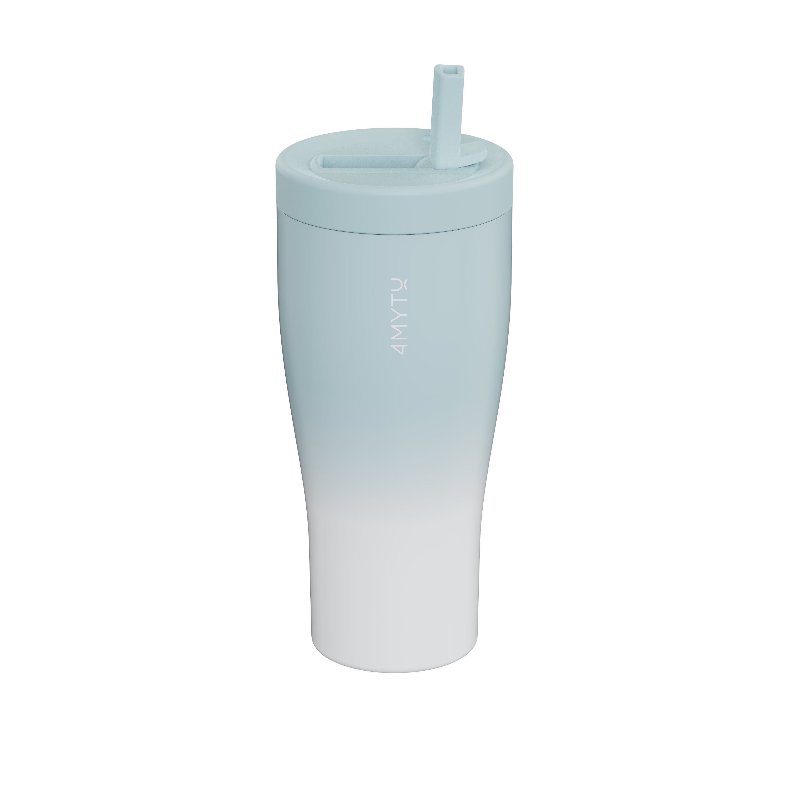 Gradient insulated water bottle for stylish on-the-go hydration.