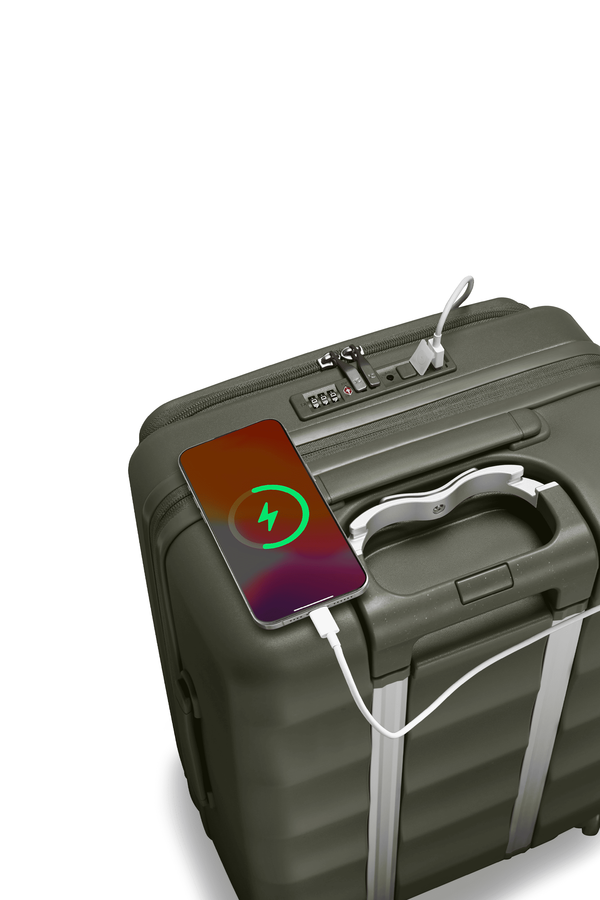 アスペングリーンのドメスティックタンクキャリーオン