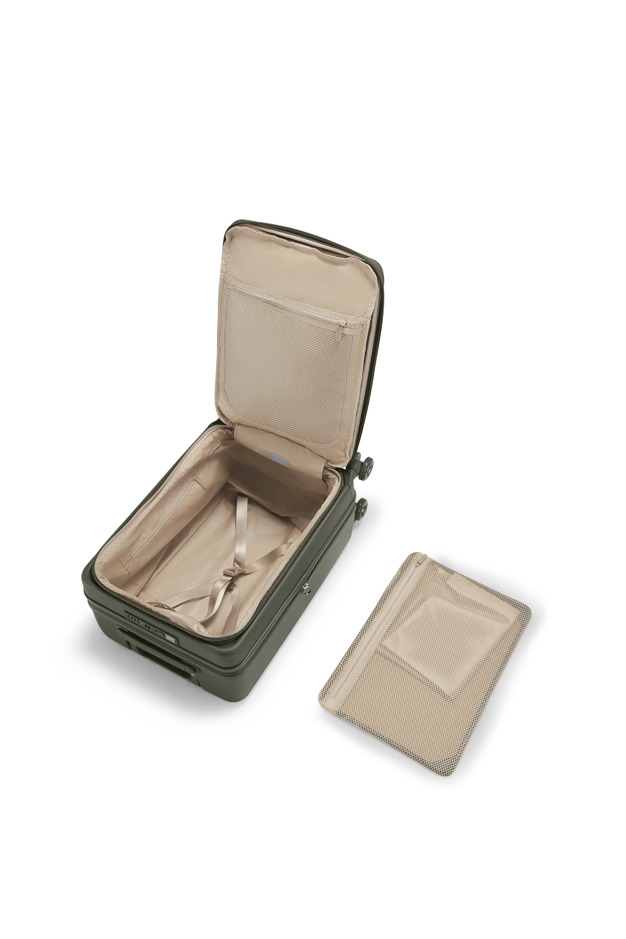 アスペングリーンのドメスティックタンクキャリーオン