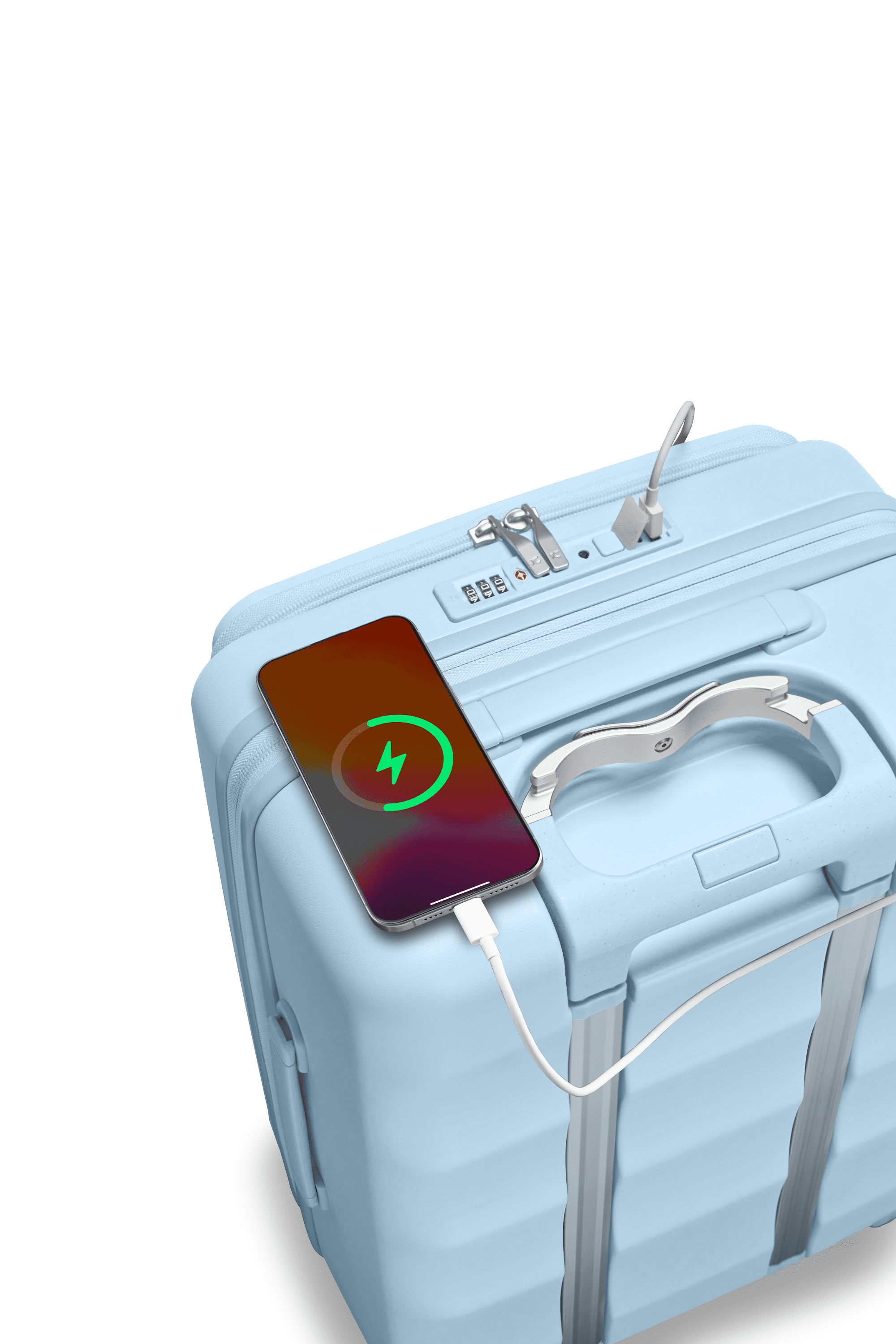 Der Domestic Tank Carry-On in zartem Blau