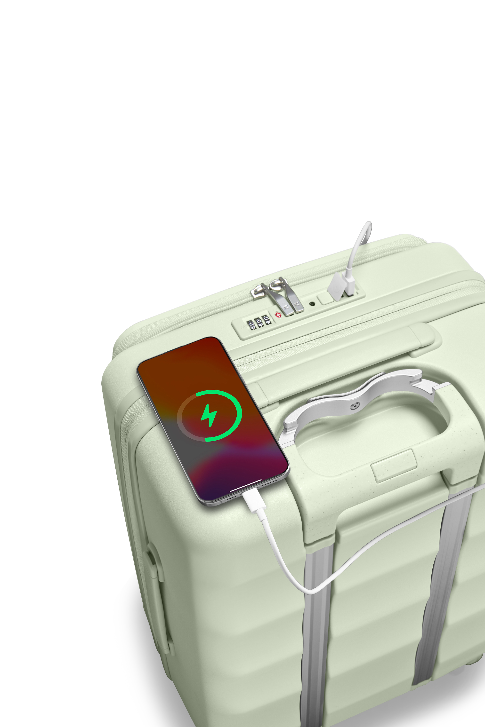 Der Domestic Tank Carry-On in Mintgrün