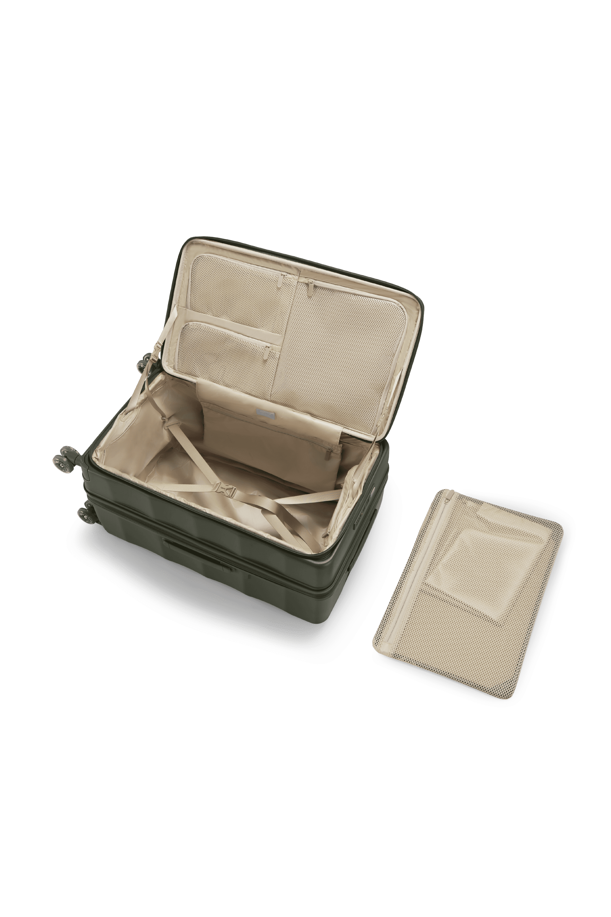 Tank Suitcases in Aspen Green