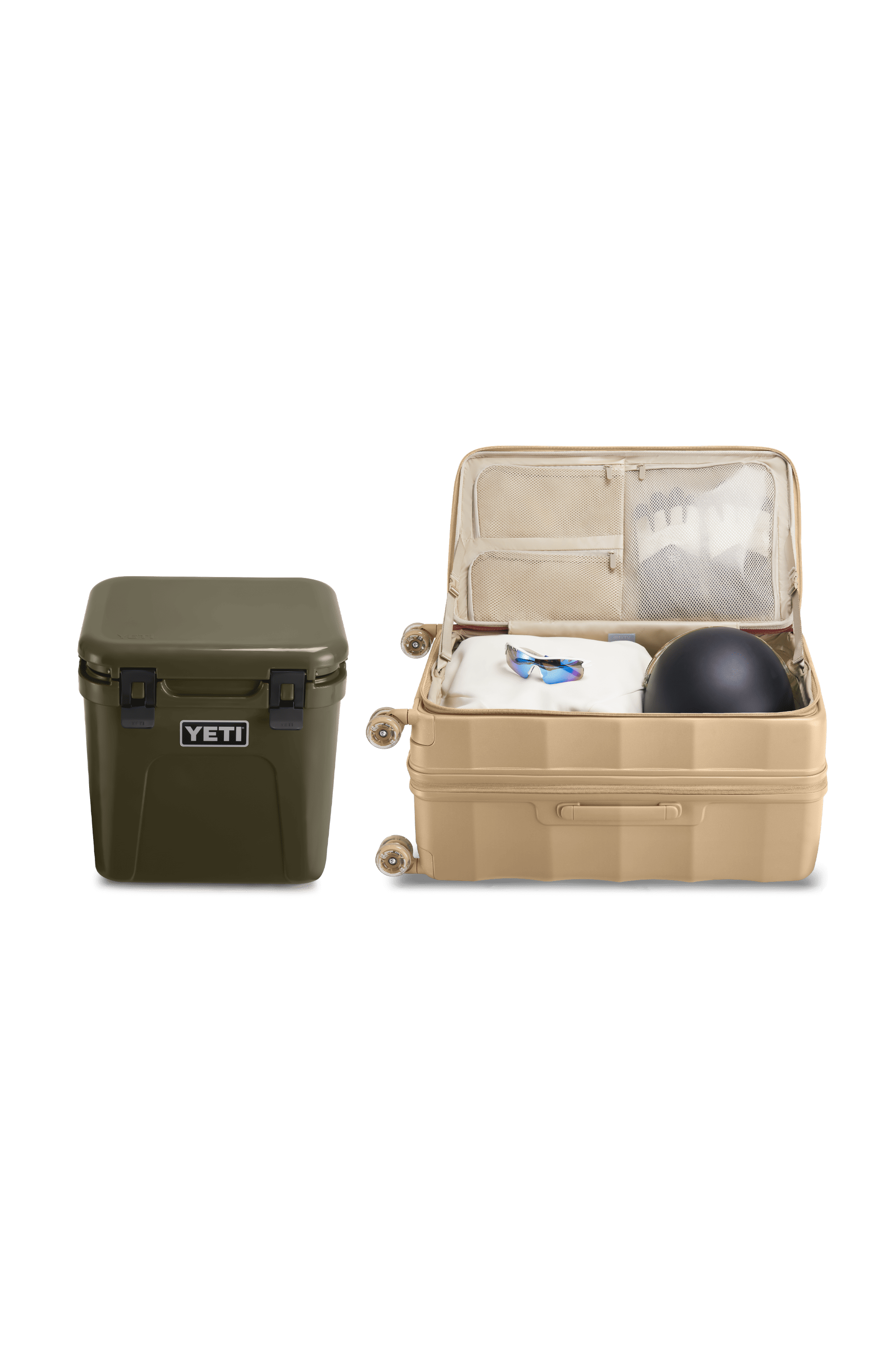 Tank Suitcases in Sandstorm