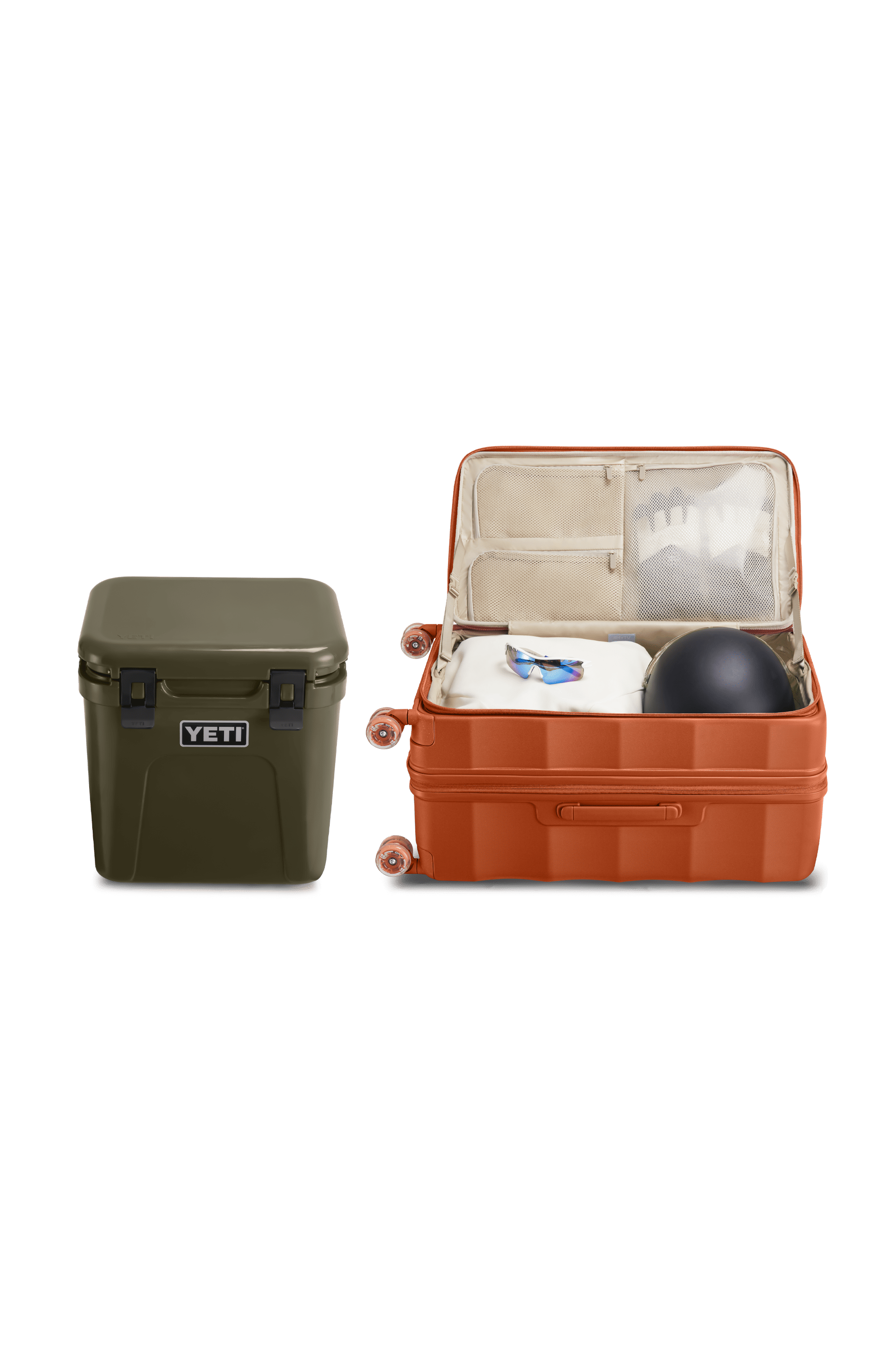 Max Tank Suitcases in Fiery Red