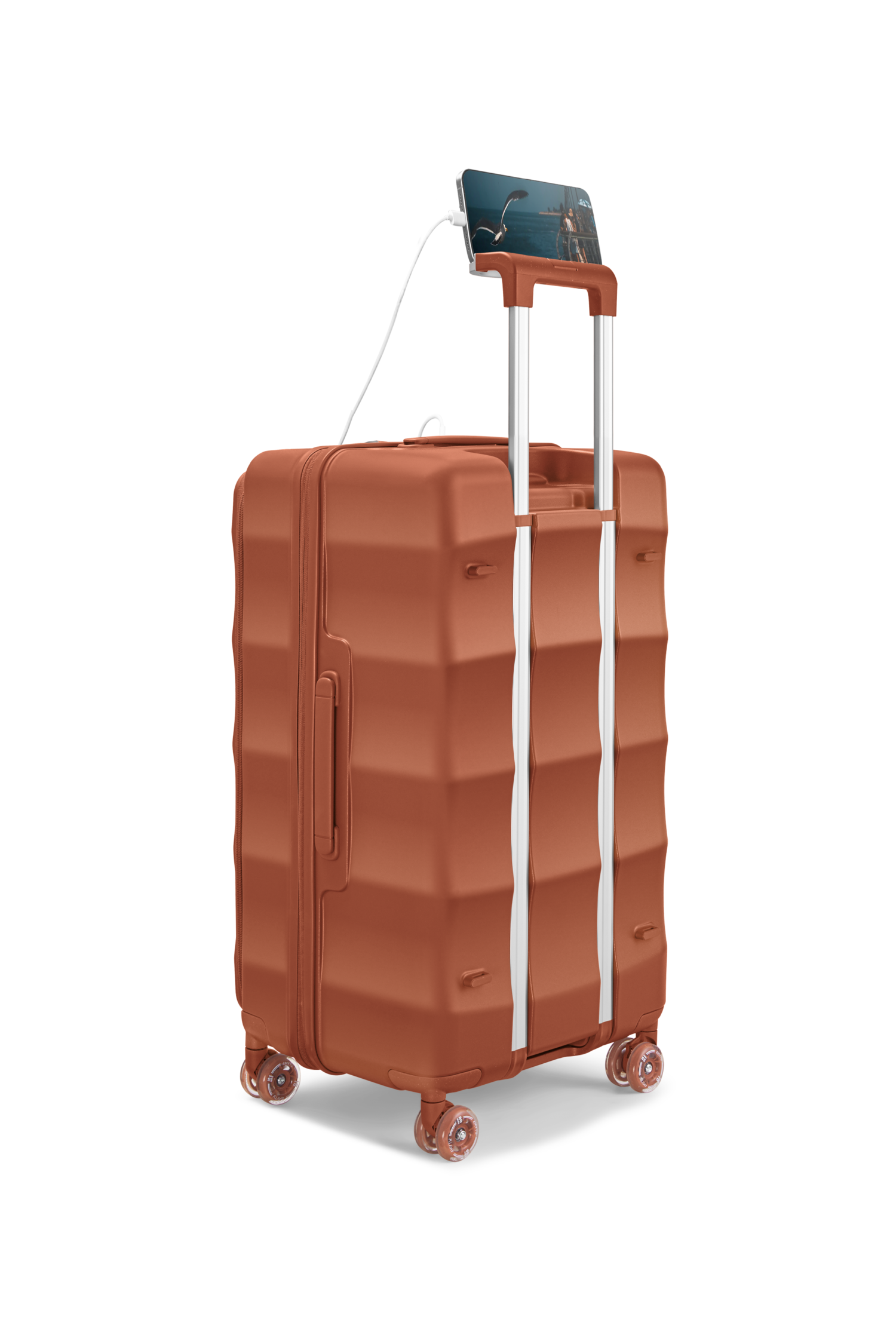 Max Tank Suitcases in Fiery Red