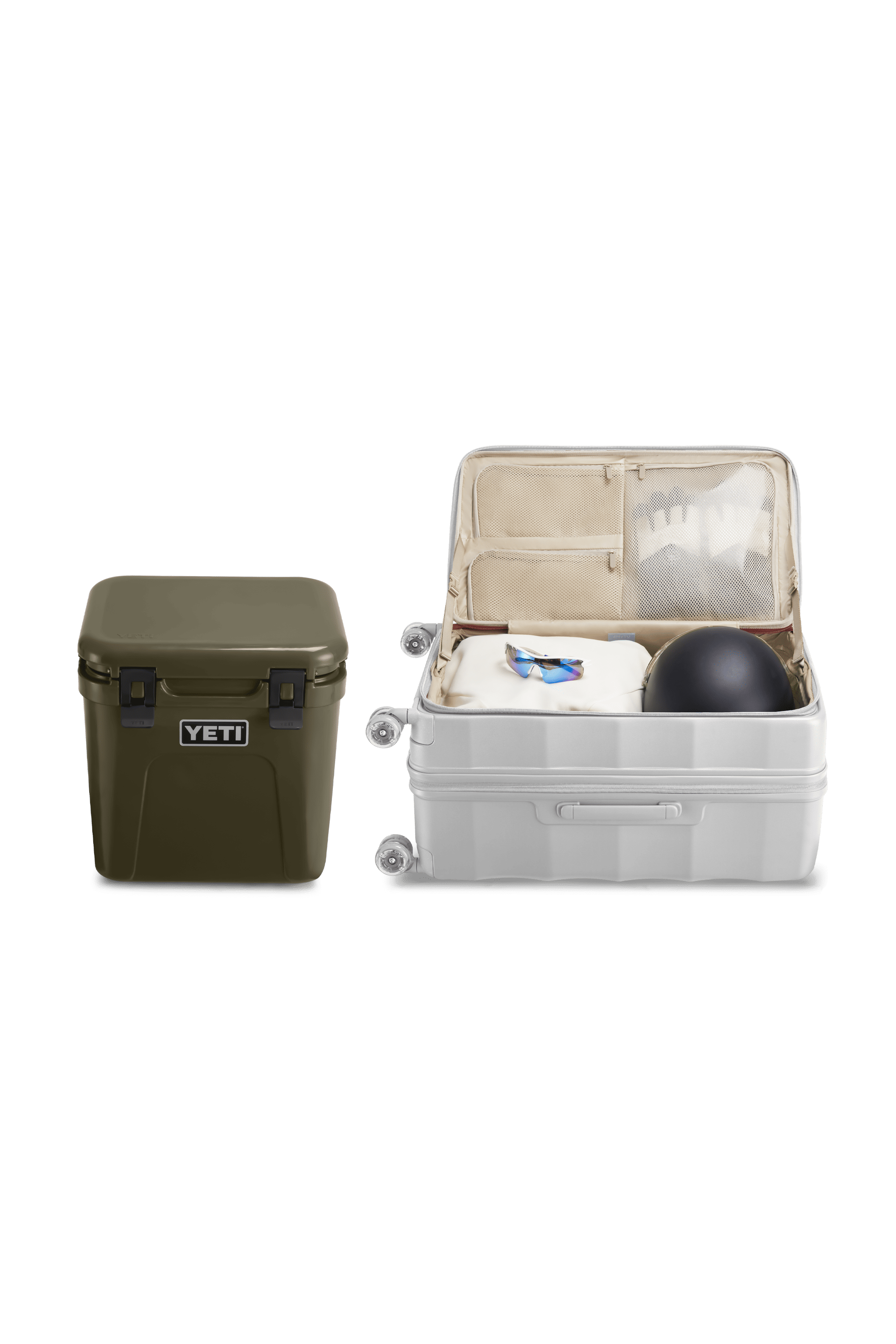 Tank Suitcases in Harbor Mist