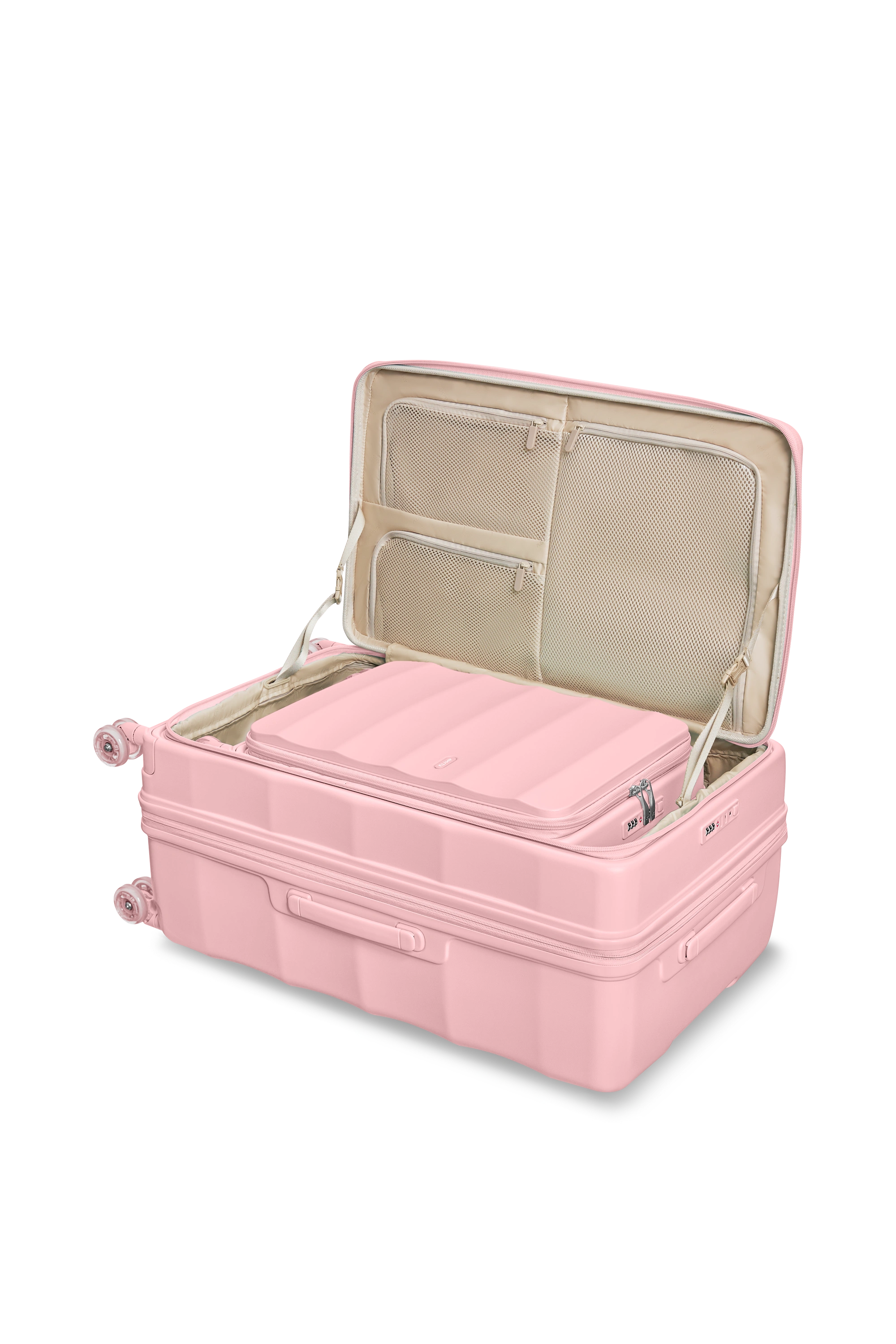 Tank Lite Max Suitcases in Blush Pink