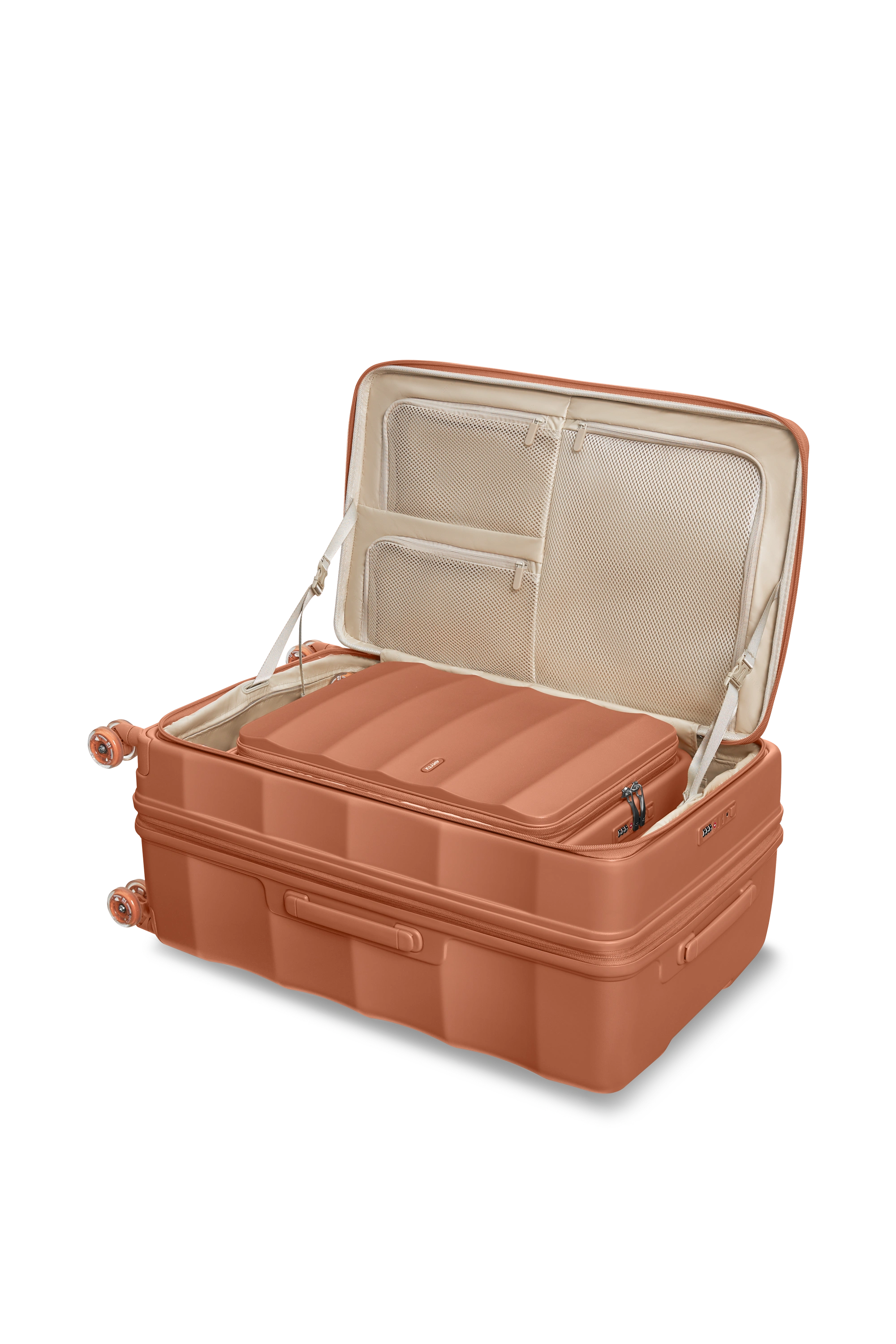Tank Lite Max Suitcases in Warm Terracotta