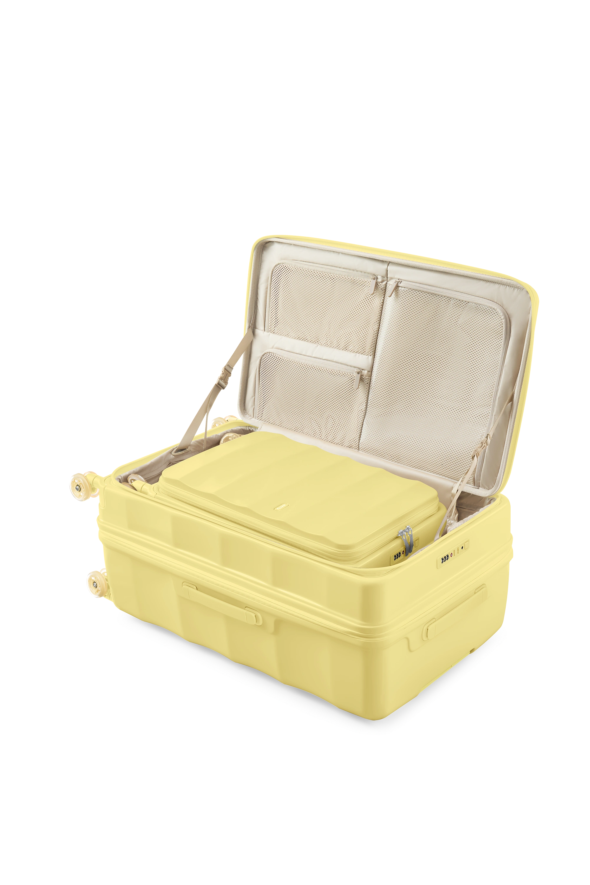 Tank Lite Max Suitcases in Glossy Limone