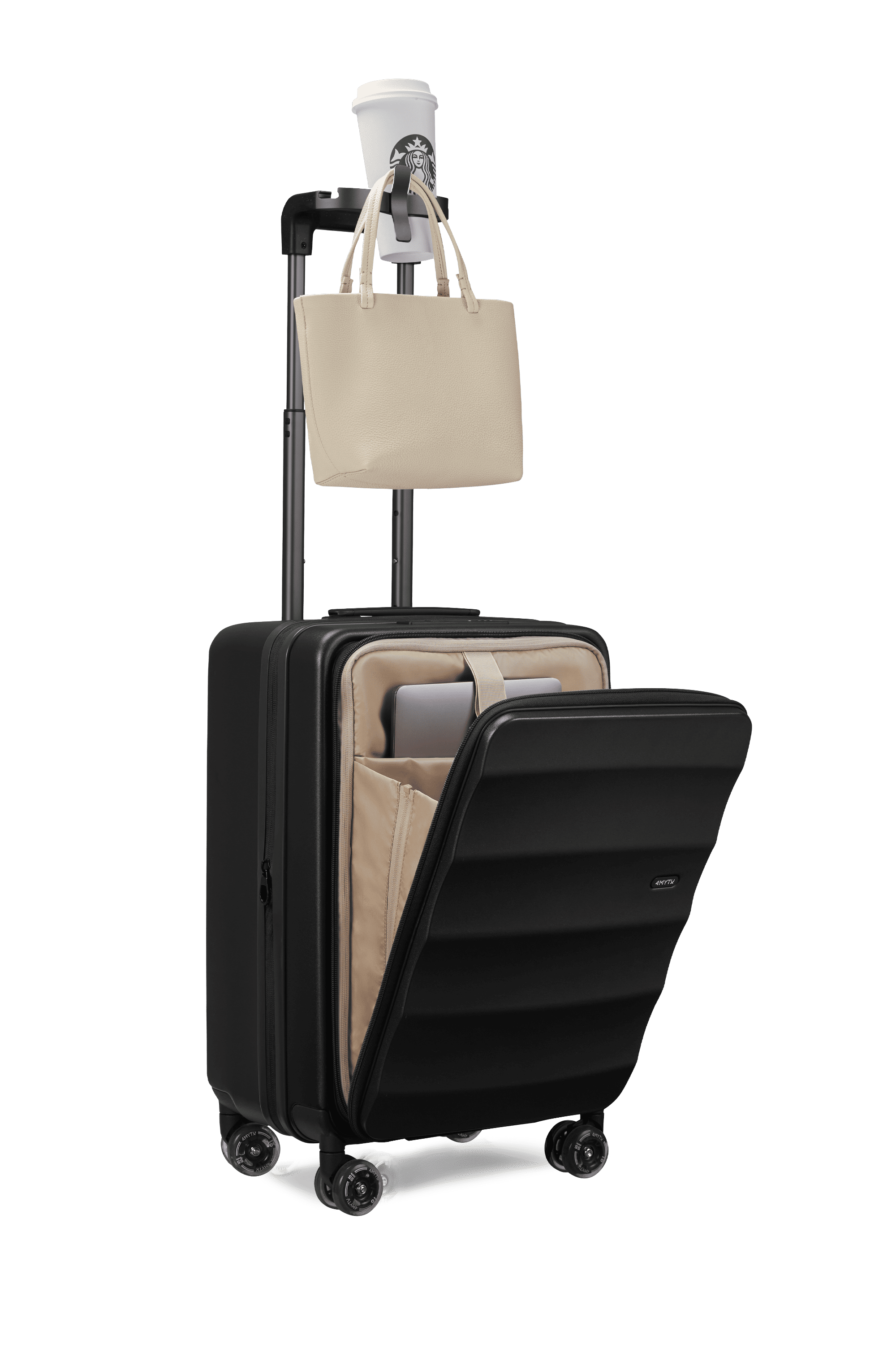 Tank Carry-On in Jet Black