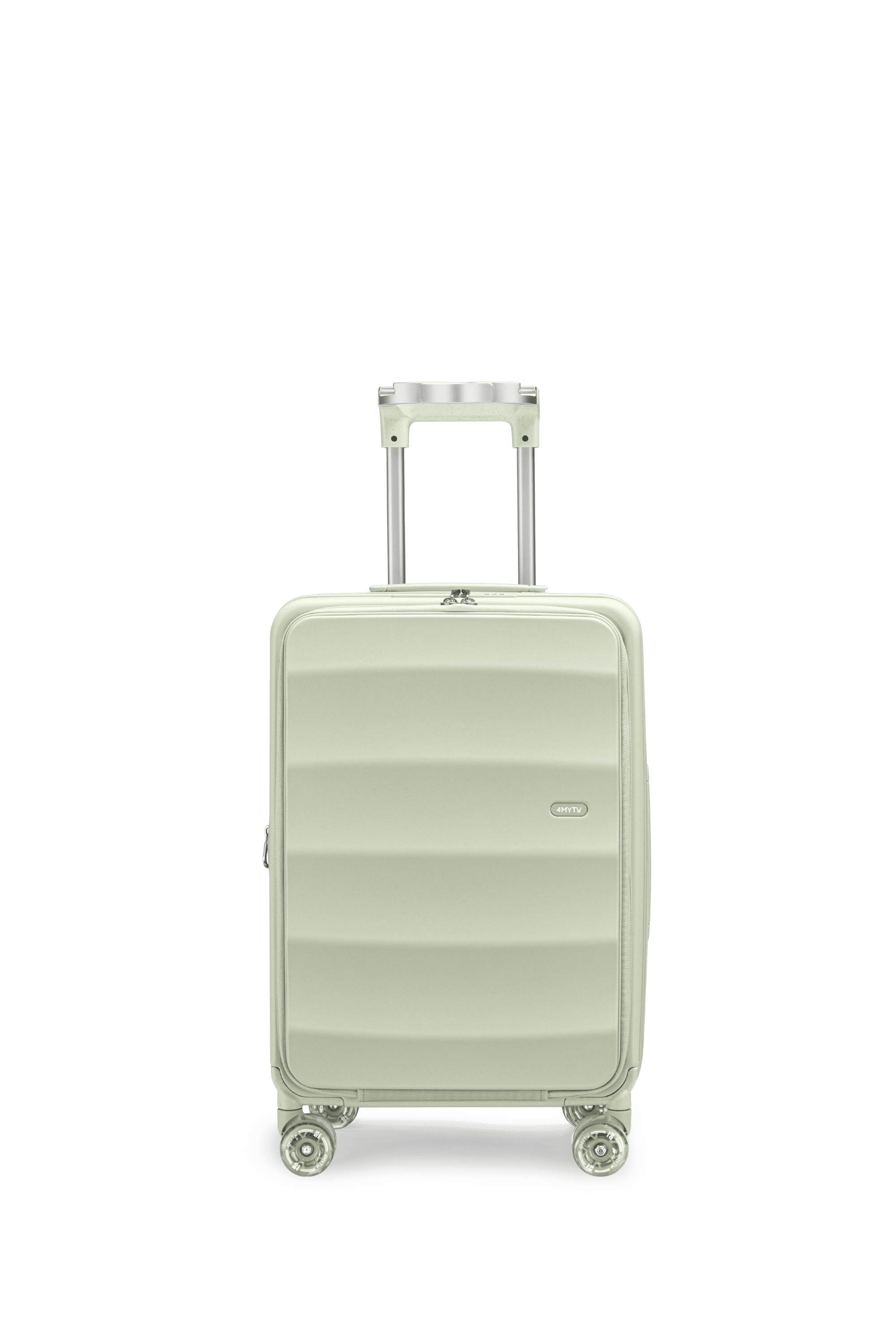Tank Carry-On Luggage in Mint Green | Front-Open | 4MYTU
