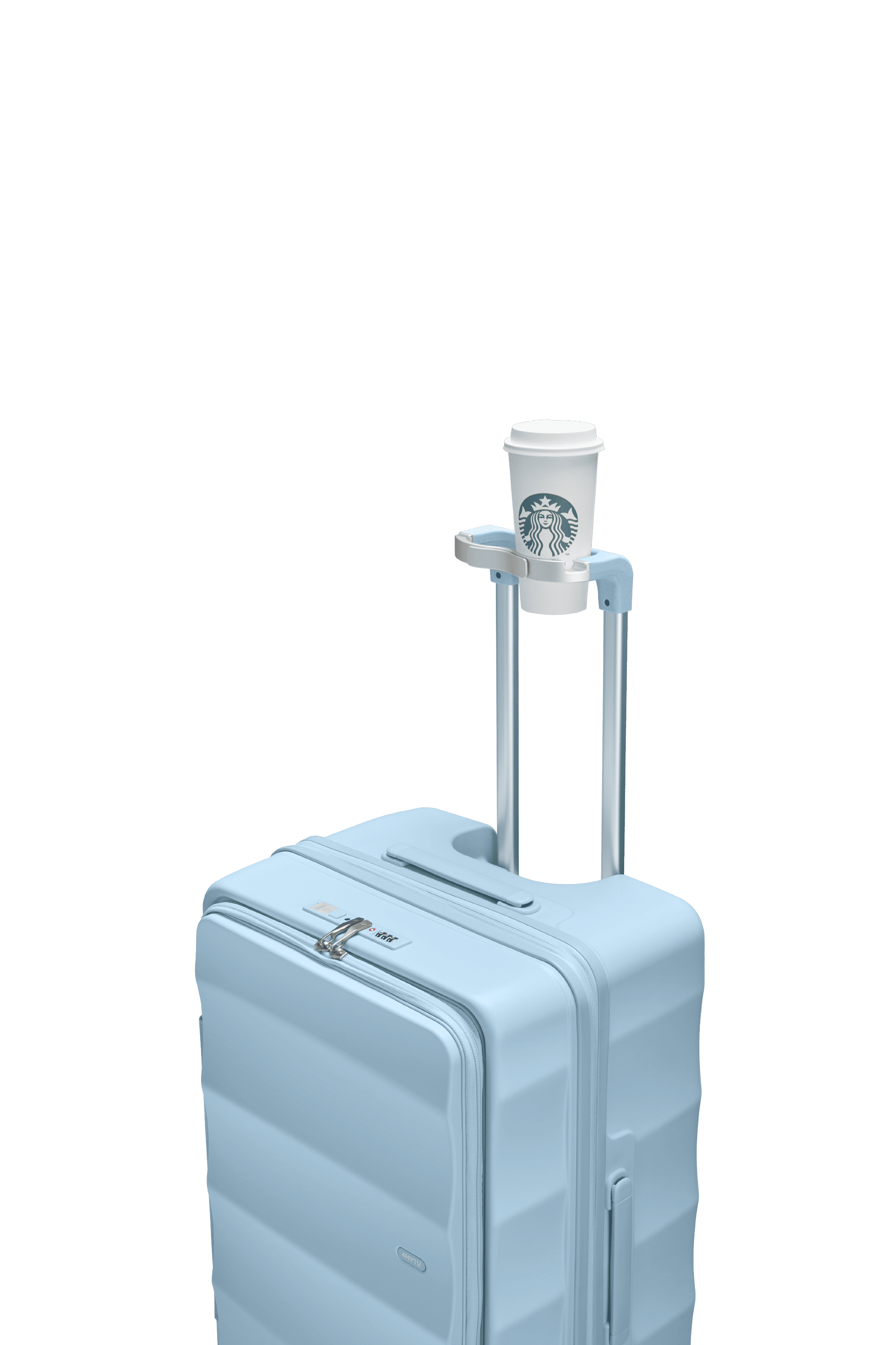 繊細なブルーのタンクトランク