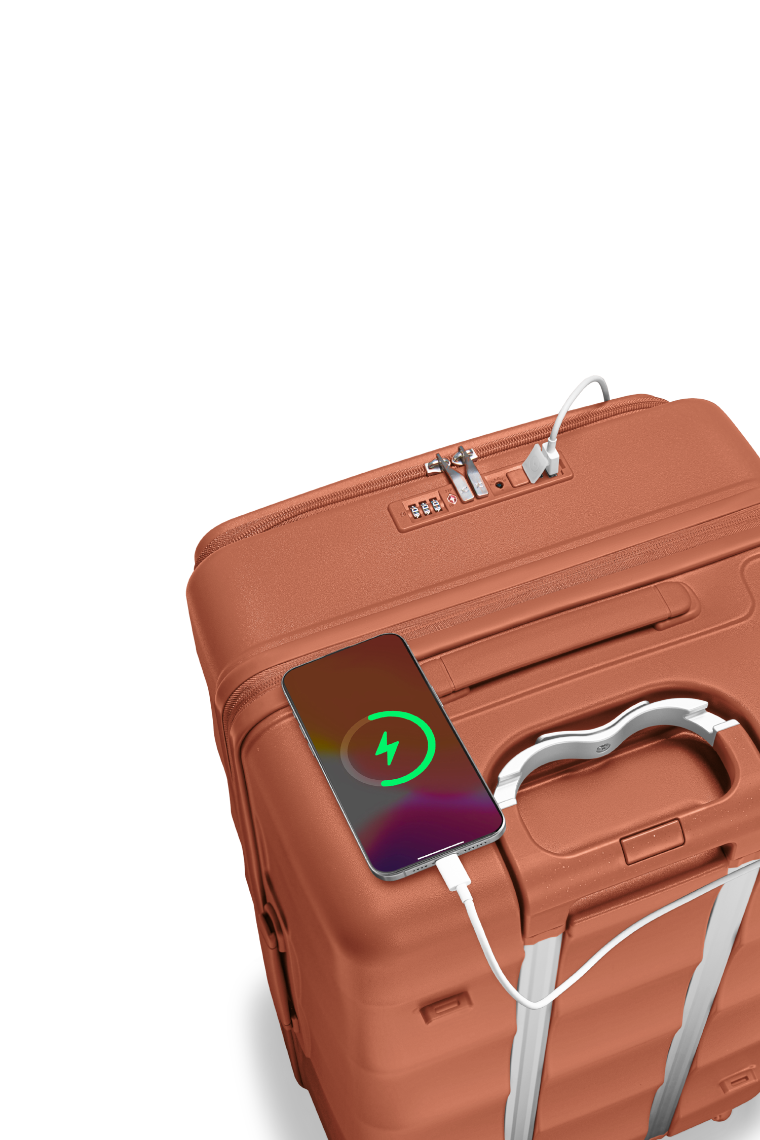 燃えるような赤のタンクのトランク