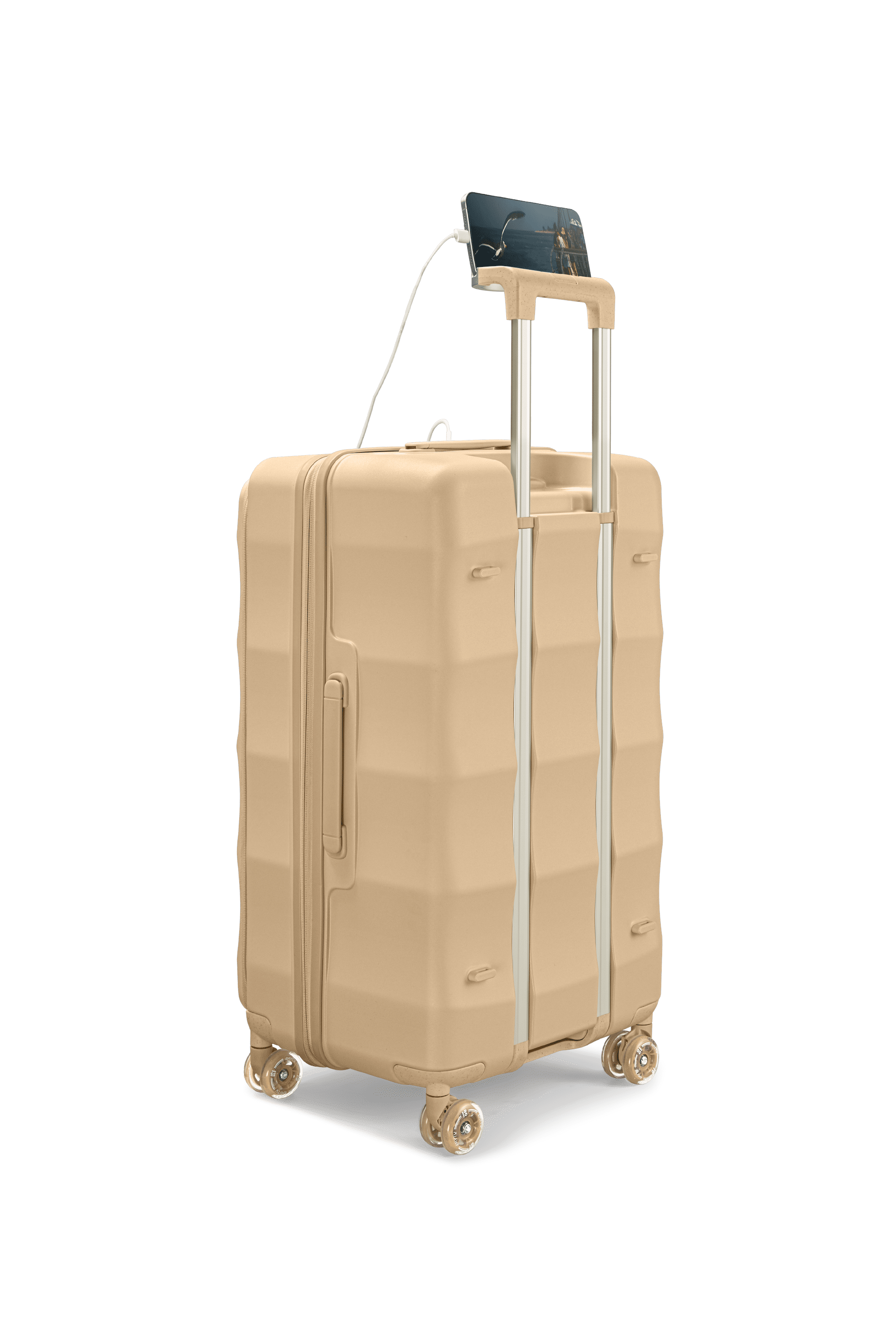 砂嵐の中のタンクのトランク