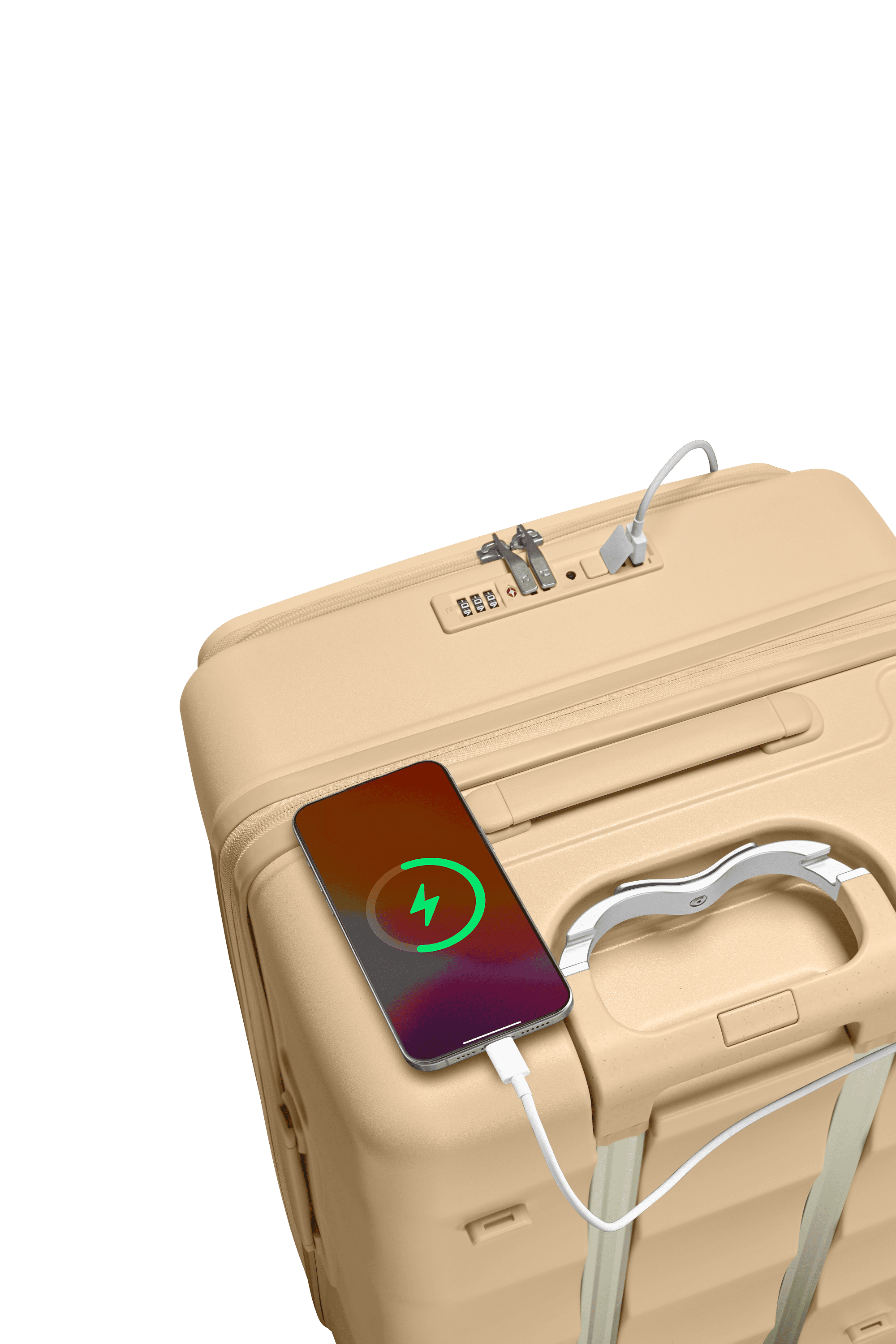 砂嵐の中のタンクのトランク