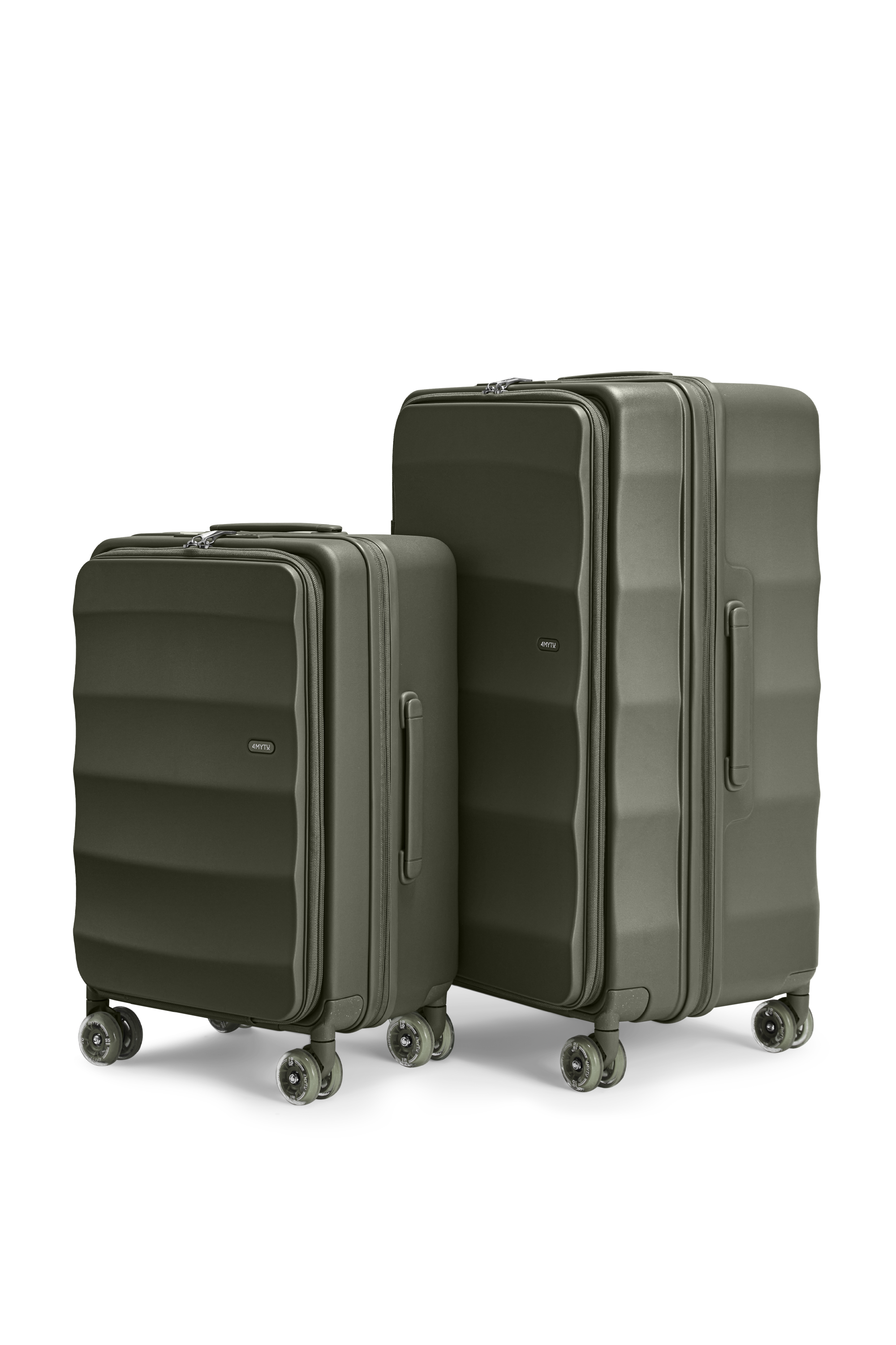 Tank Suitcases in Aspen Green