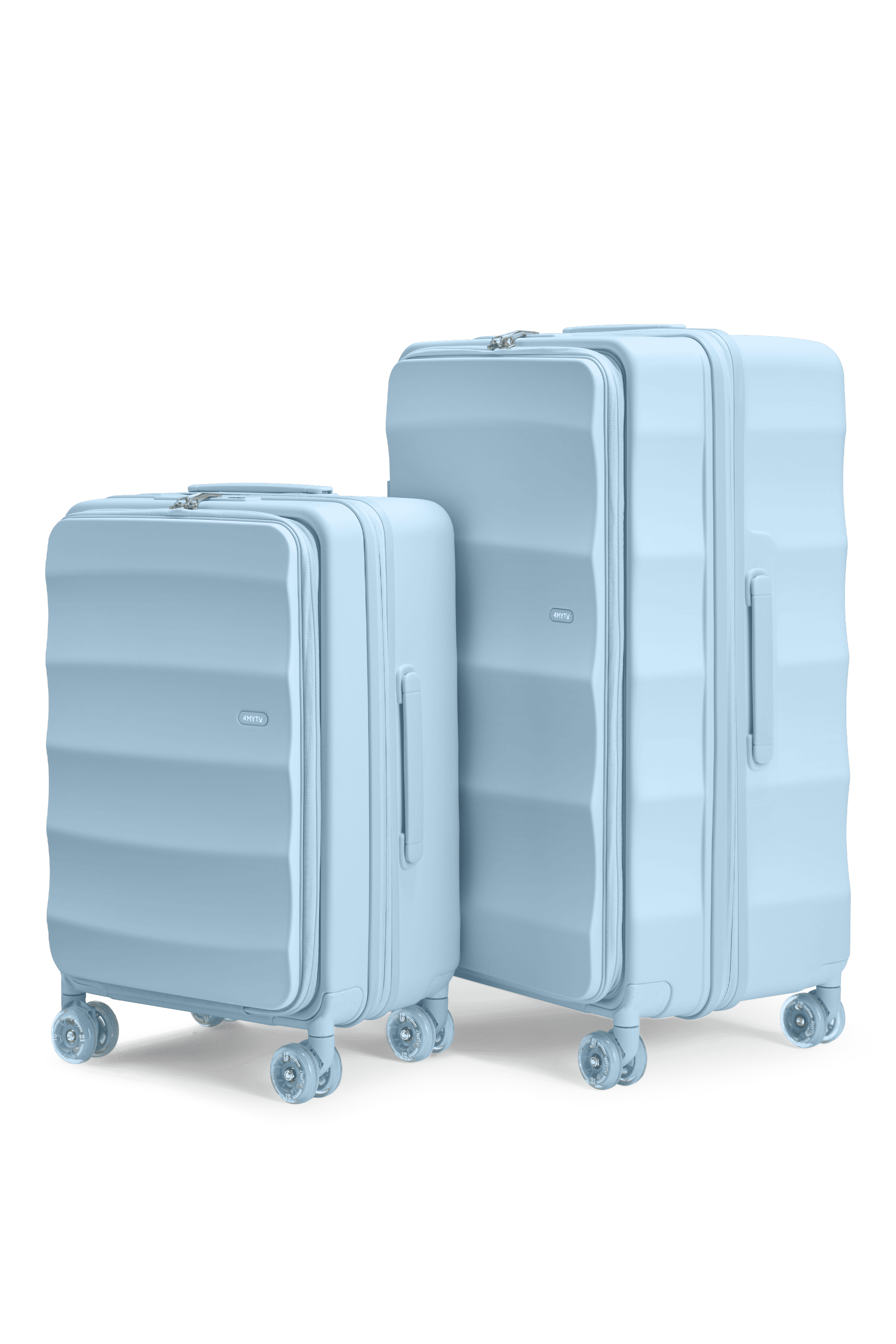 Tank Carry On Suitcase in Aspen Green | Front-Open | 4MYTU