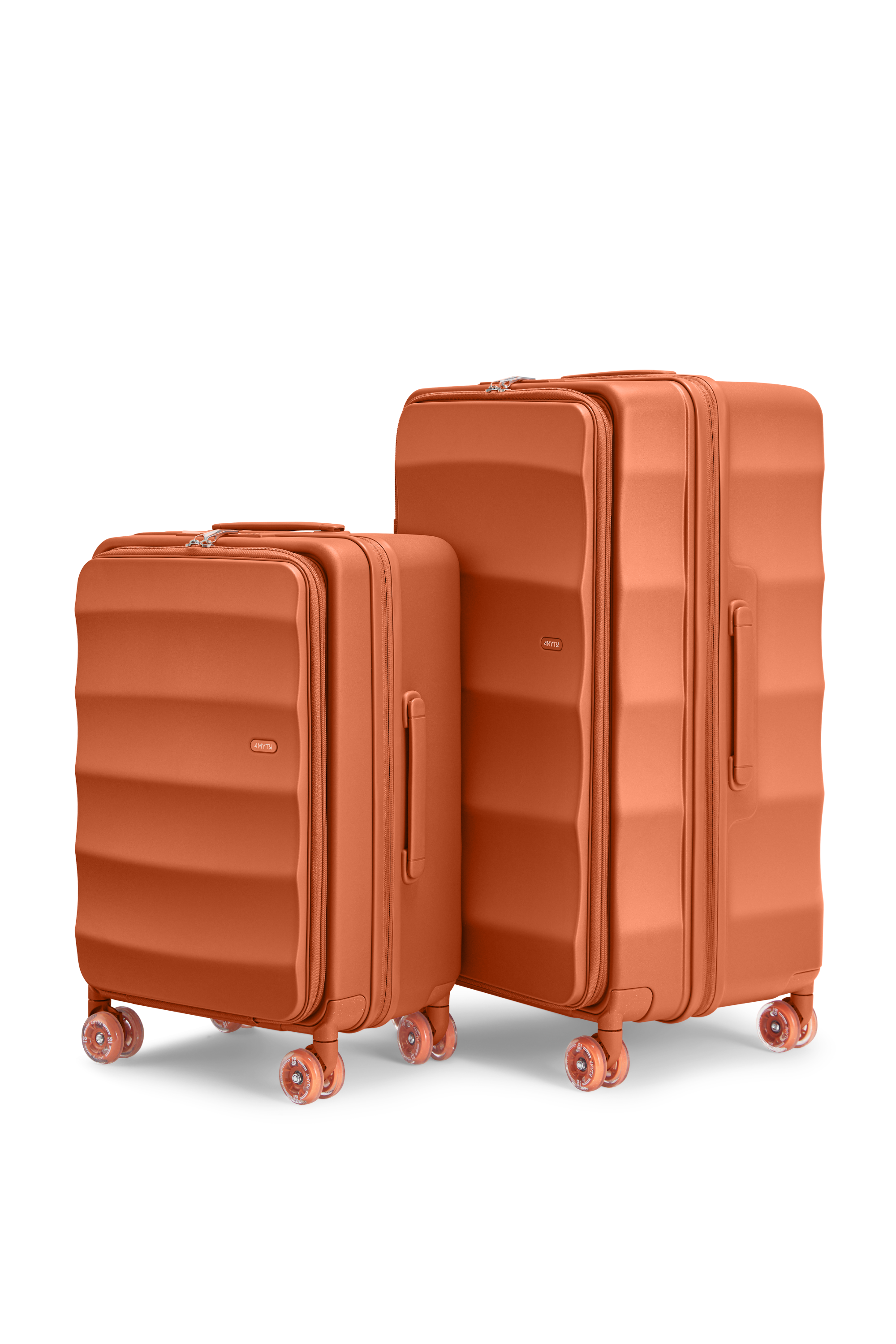 Tank Suitcases in Fiery Red