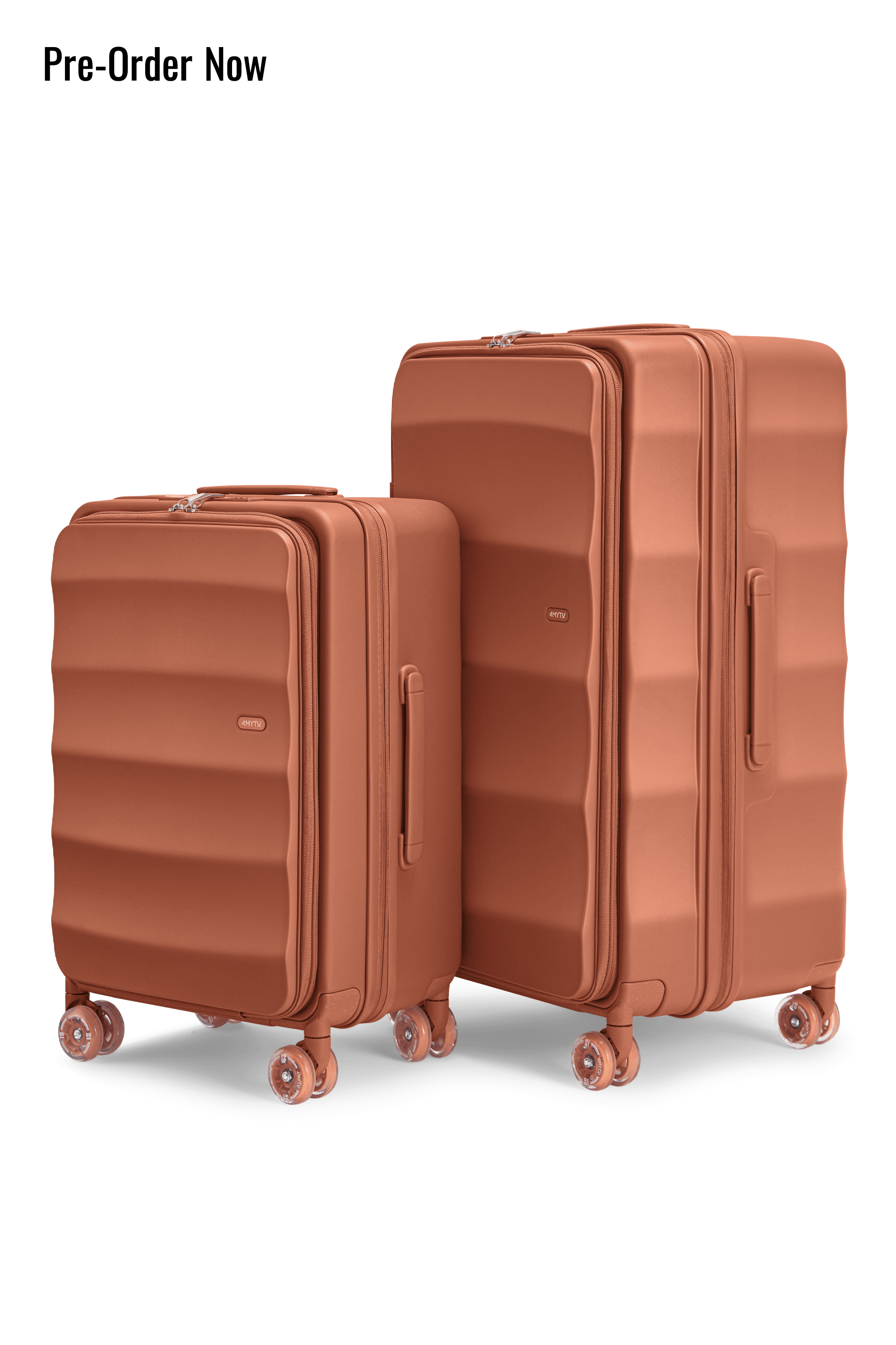 Max Tank Suitcases in Fiery Red