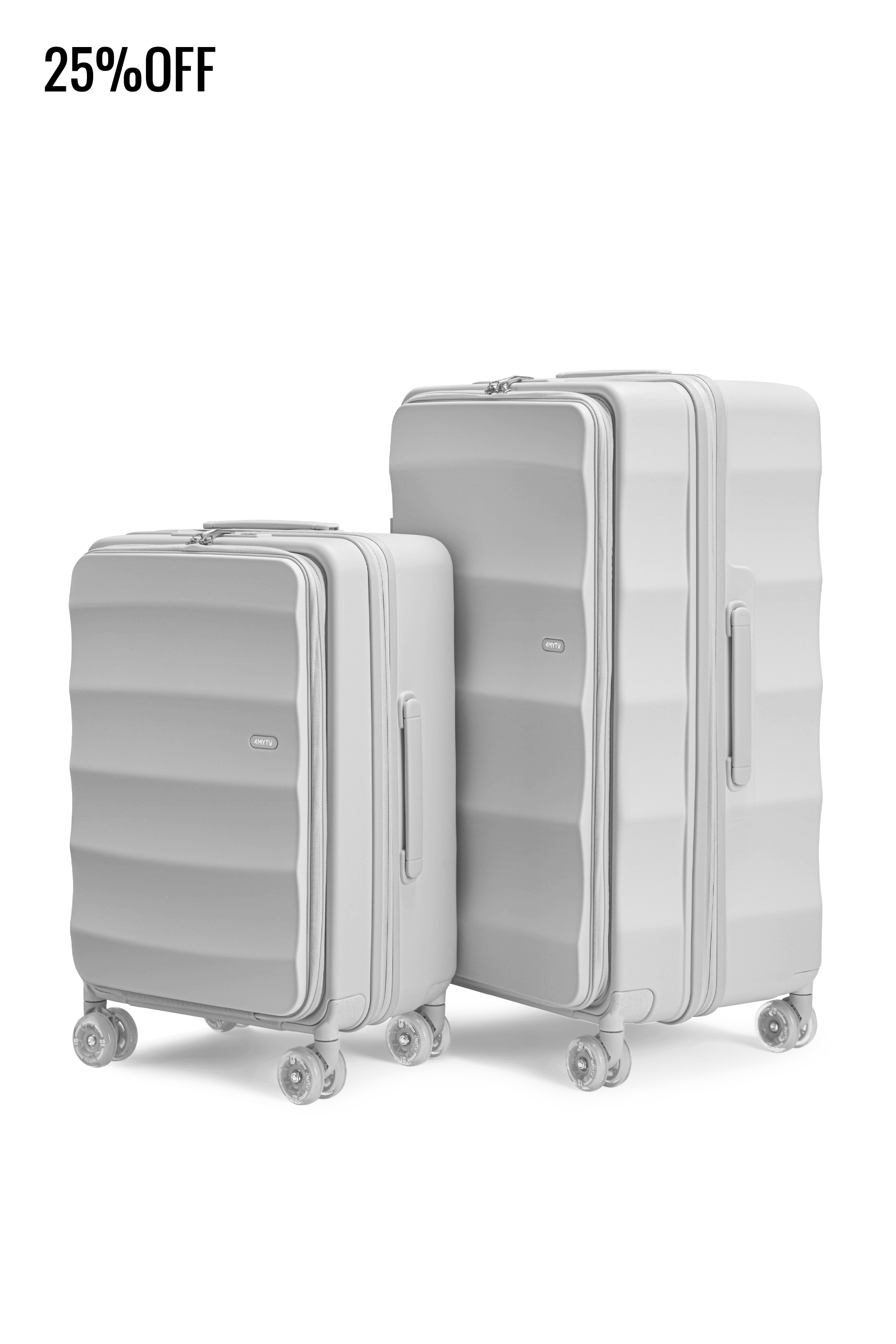 Tank Suitcases in Harbor Mist