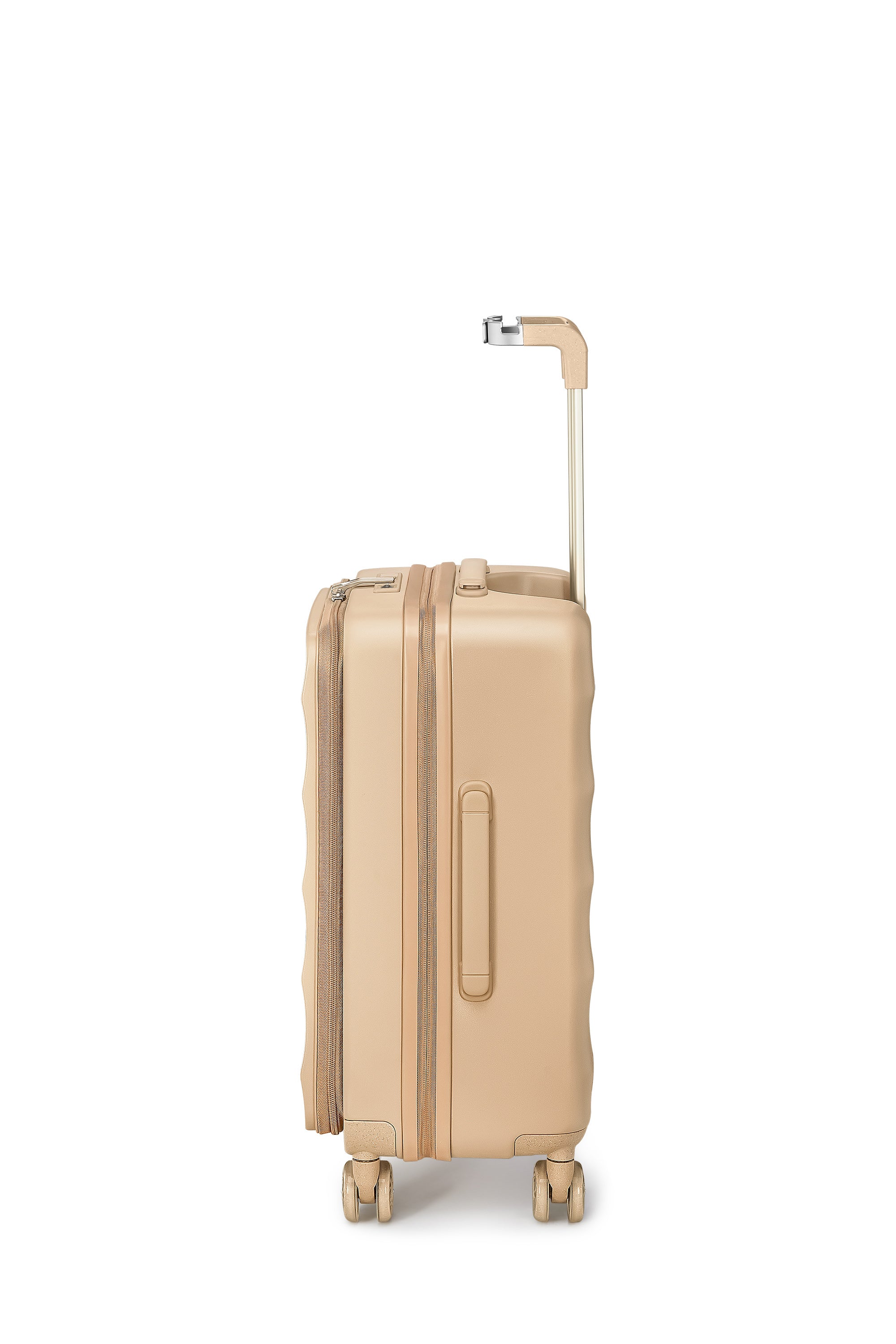 Sandstorm Bigger Tank Carry-On luggage showcasing sleek design and expandable storage.