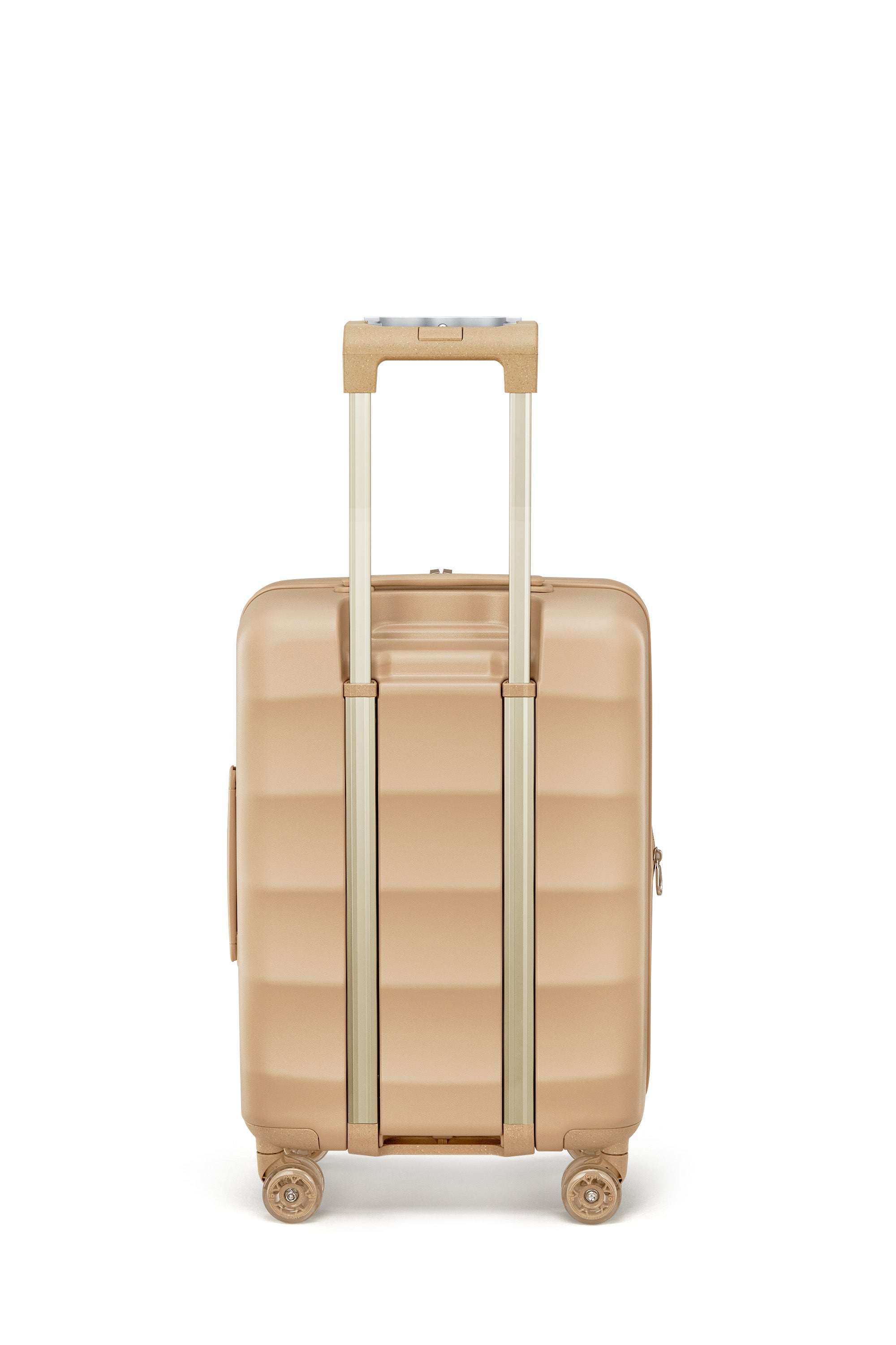 Sandstorm Bigger Tank Carry-On luggage featuring sleek design and practical 360° wheels.