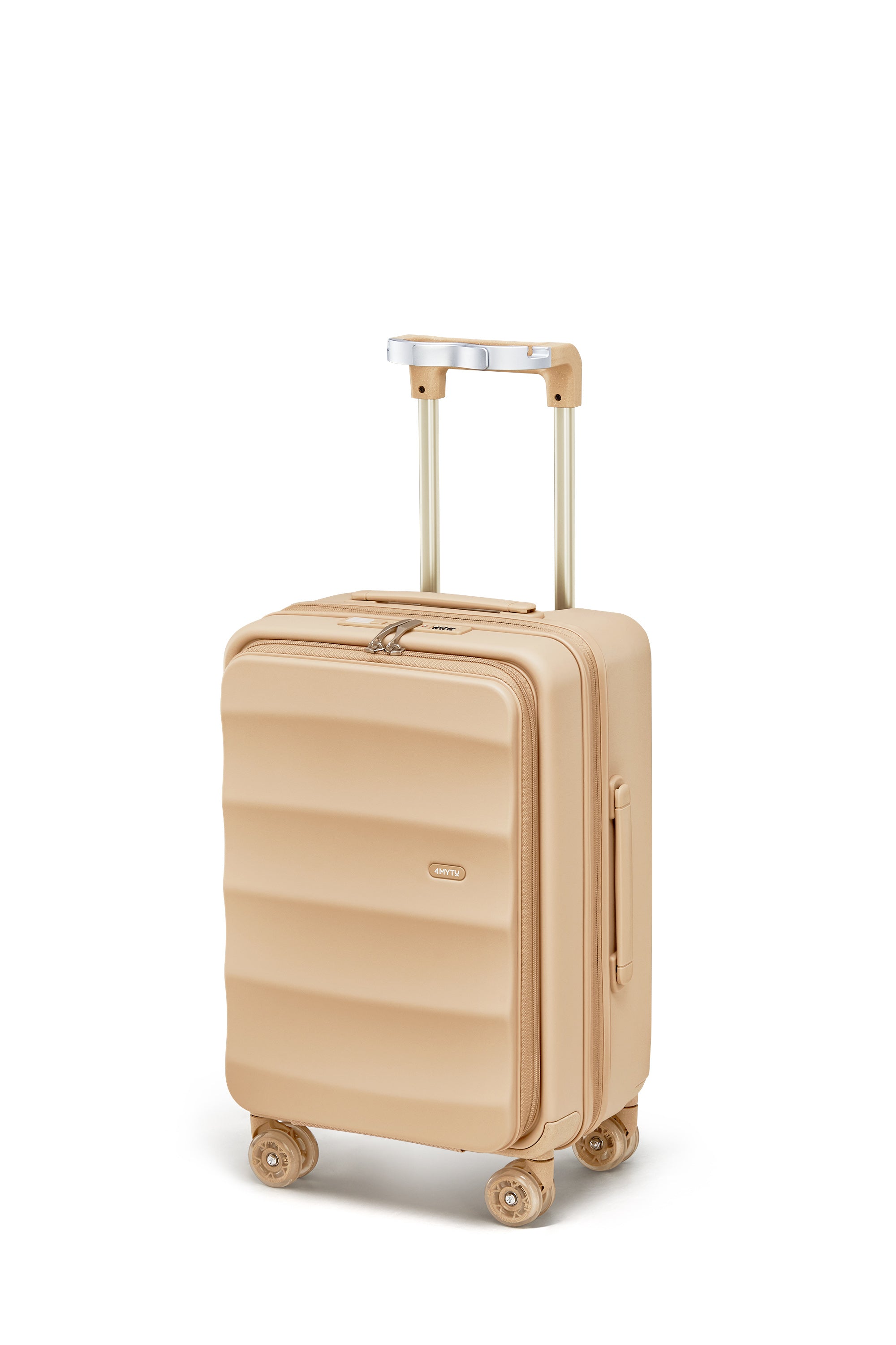 Sandstorm 4MYTU Tank Carry-On luggage with expandable design and 360° wheels.