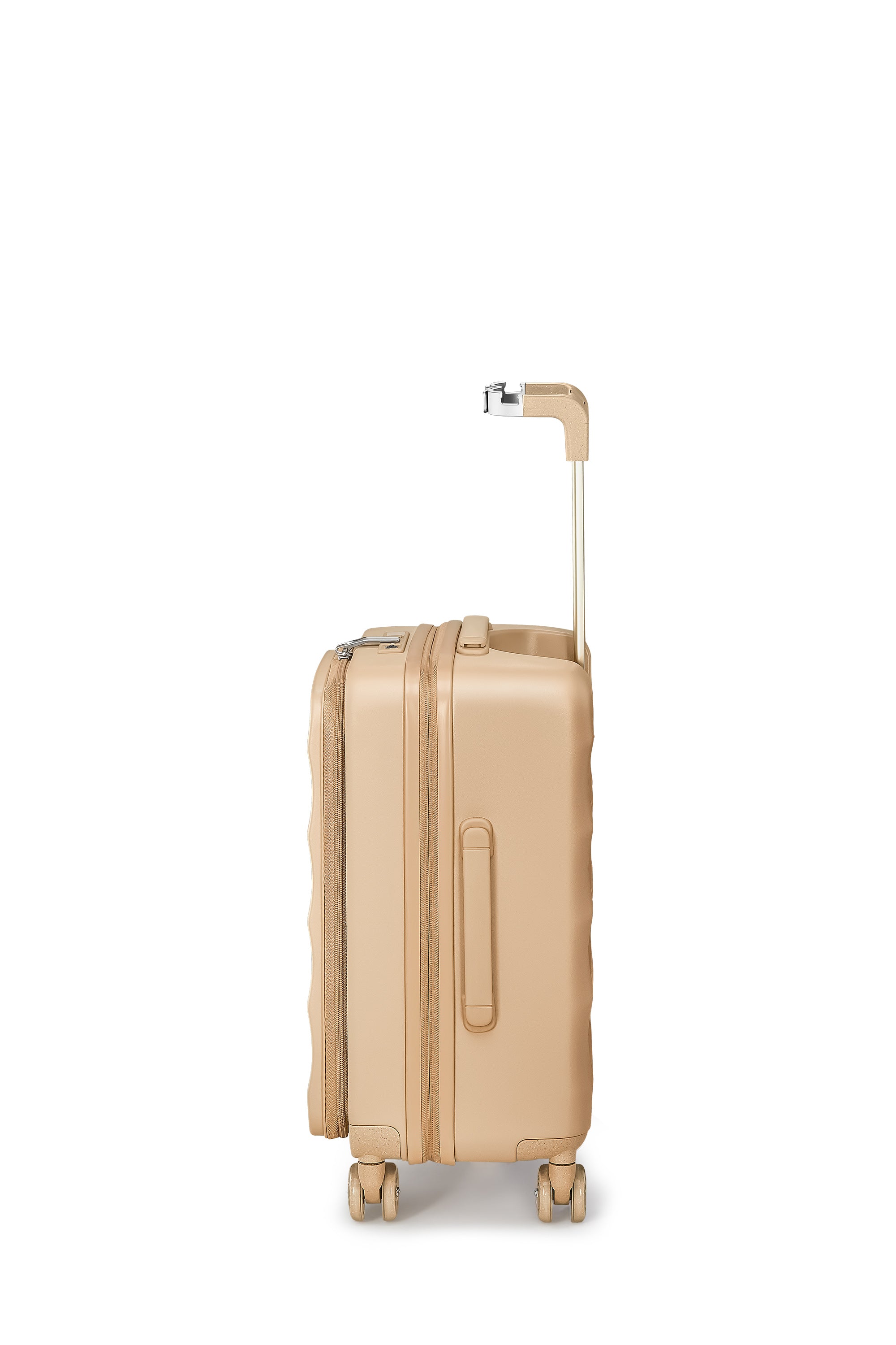Sandstorm 4MYTU Tank Carry-On luggage with 360° wheels for effortless travel.