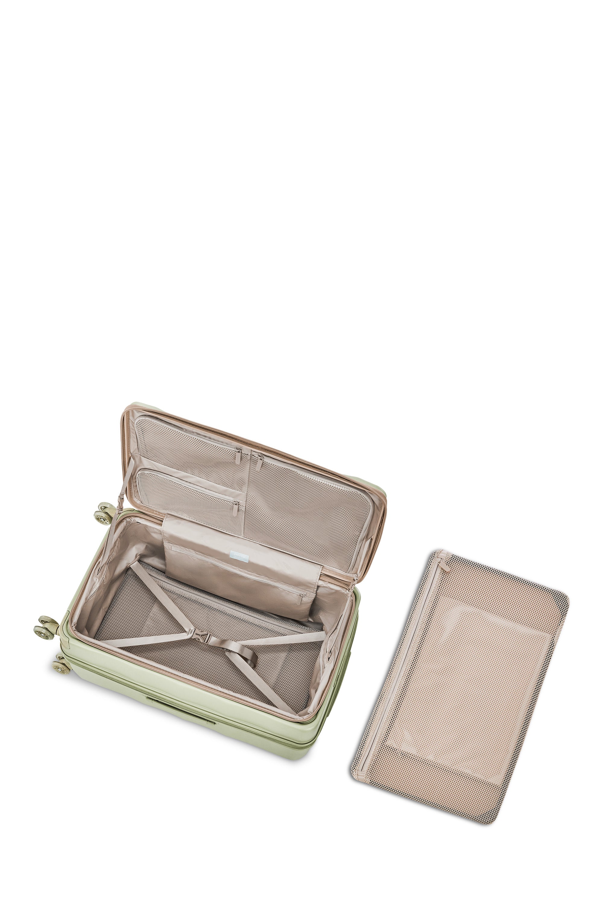 Tank Suitcases in Mint Green