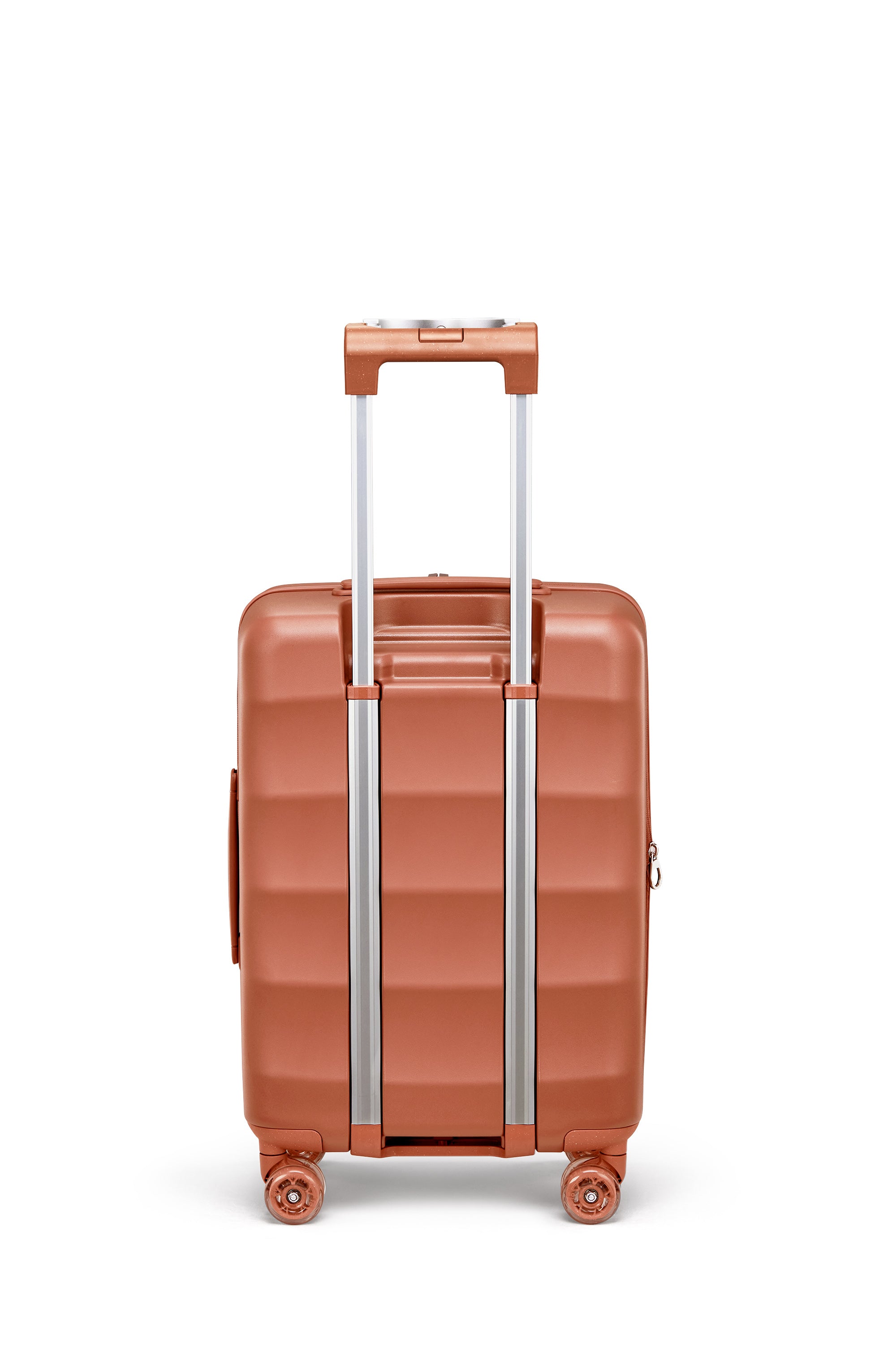 Copper 4MYTU Bigger Tank Carry-On luggage with sleek design and multi-functional handle.