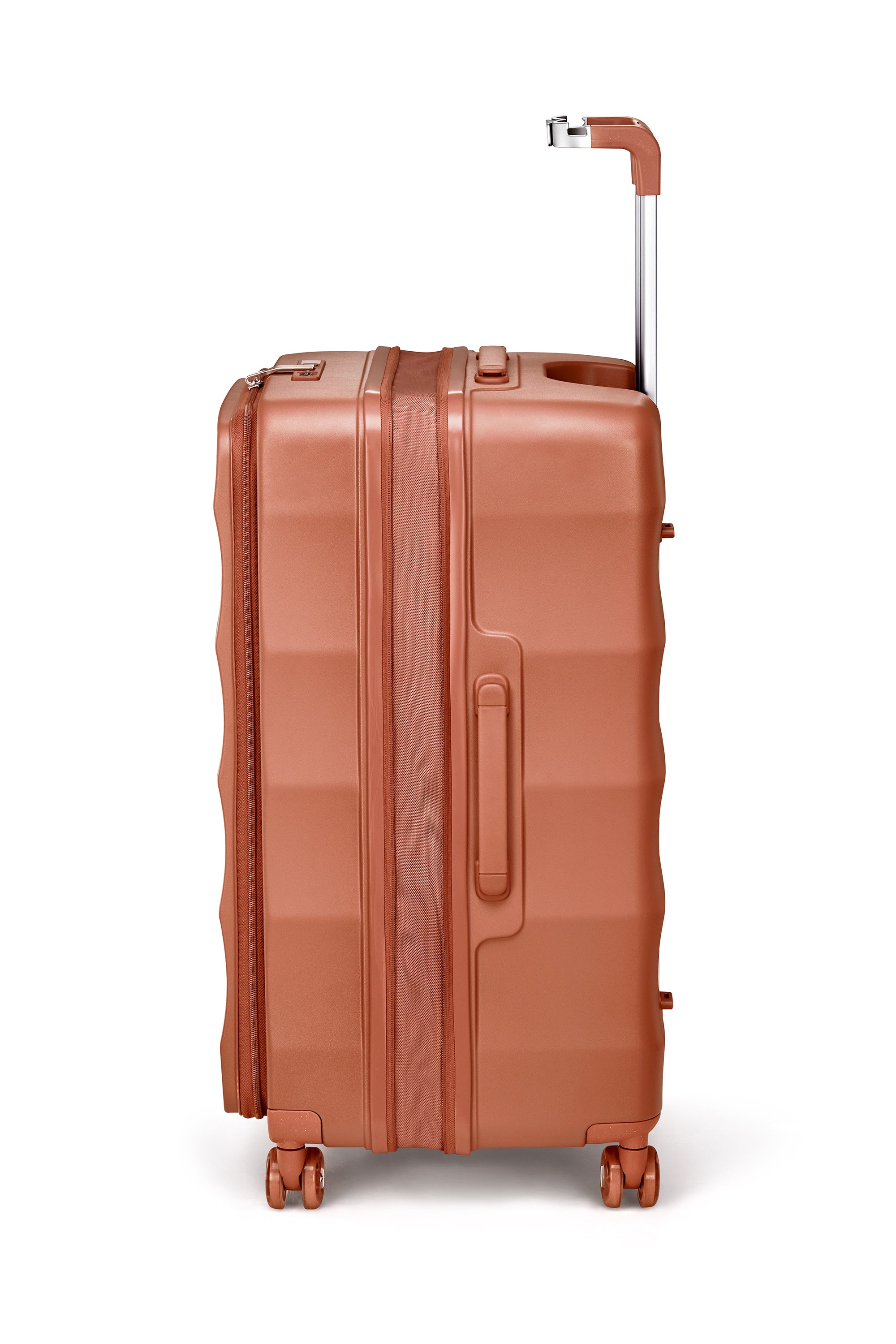 Tank Suitcases in Fiery Red