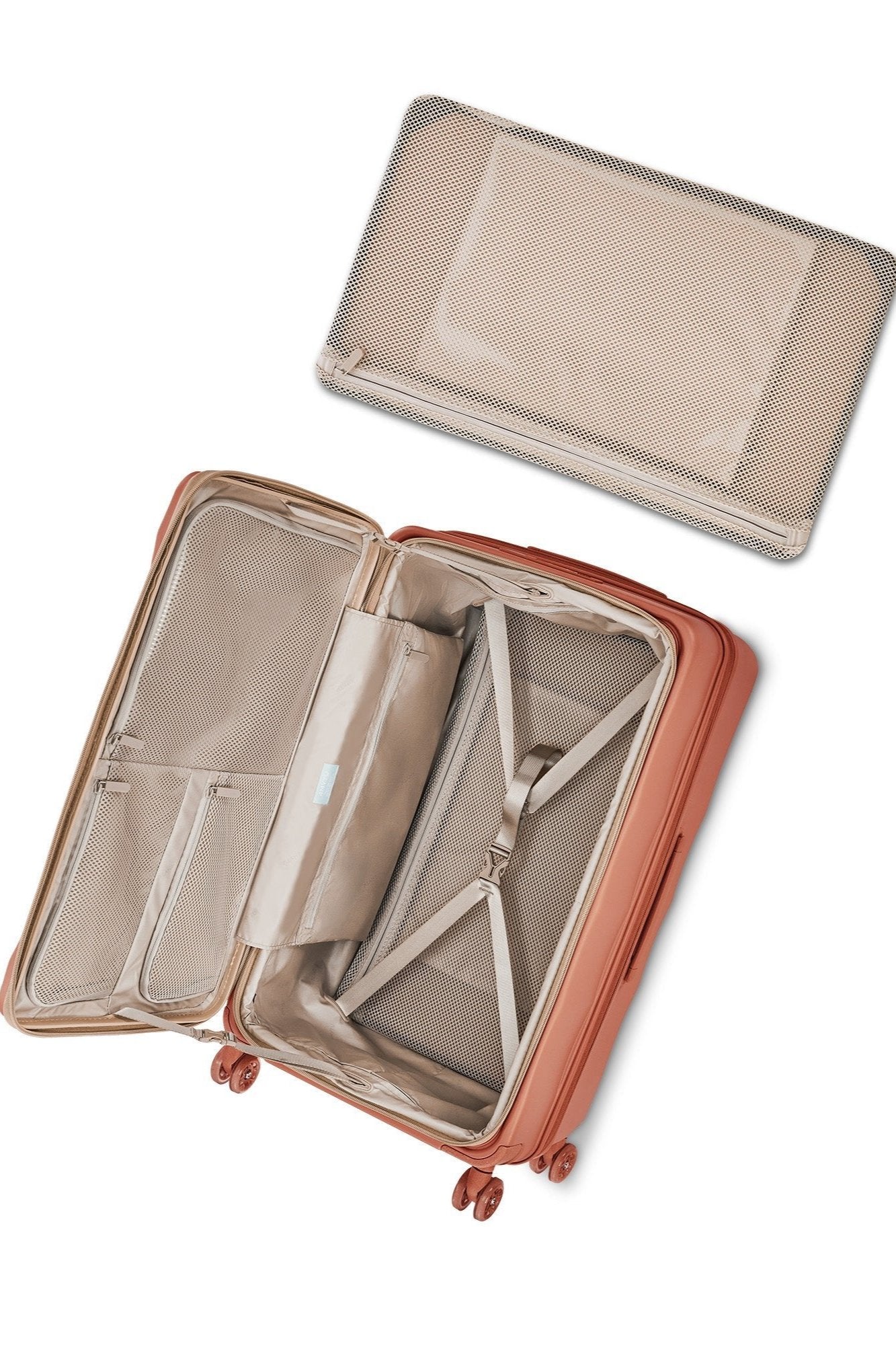 Tank Suitcases in Fiery Red