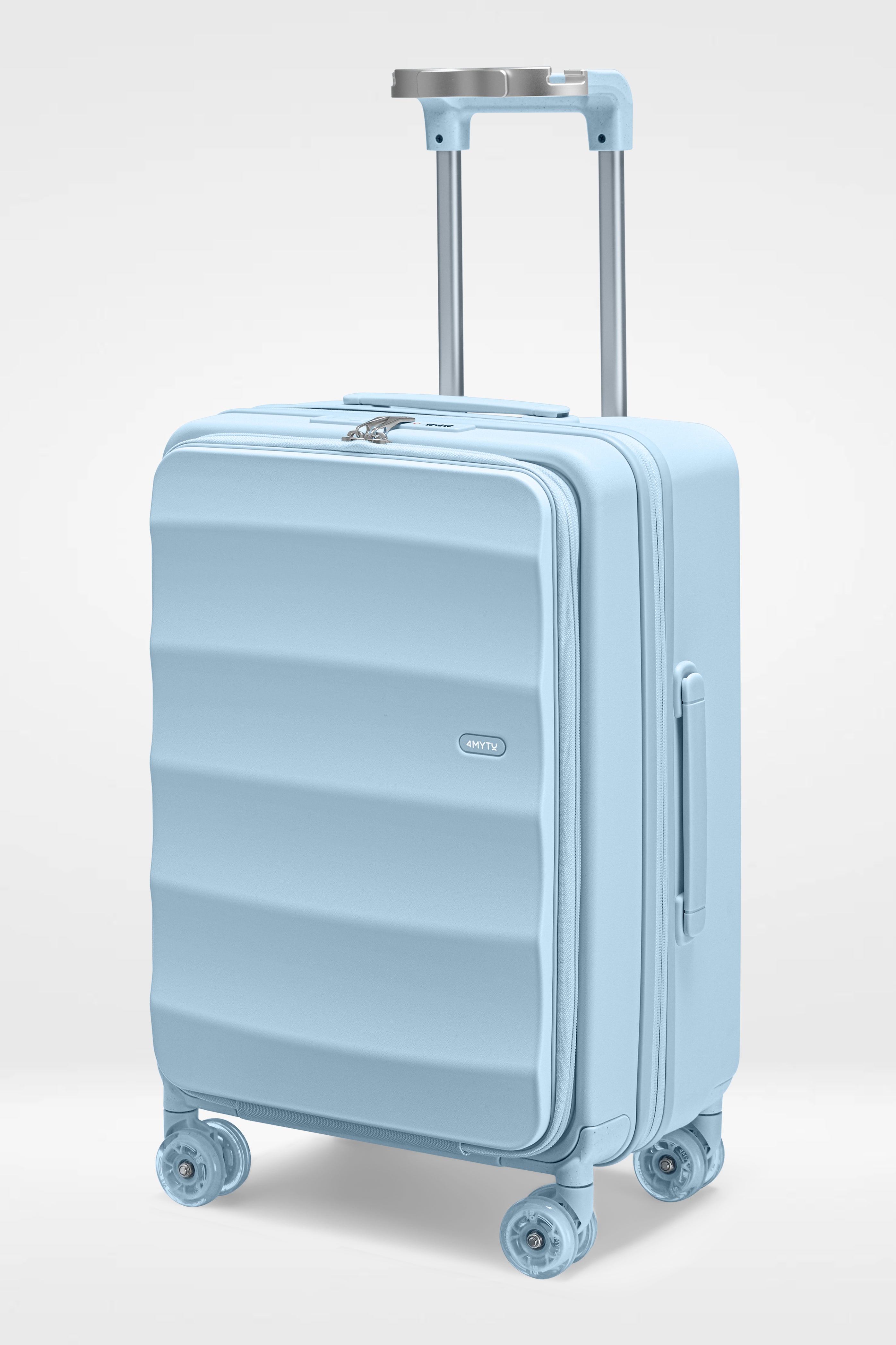 Tank Suitcases in Delicate Blue