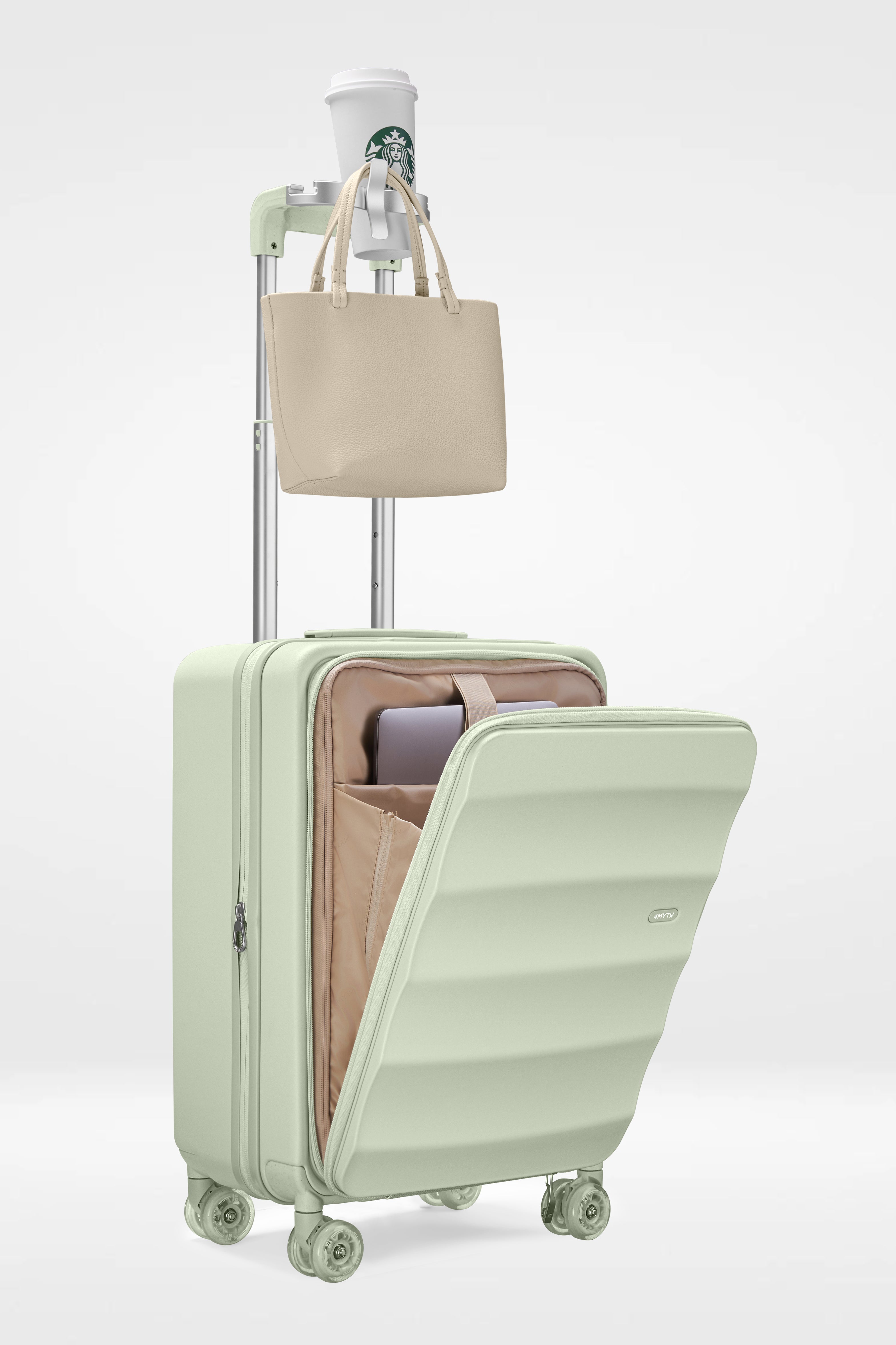 Tank Carry-On in Mint Green