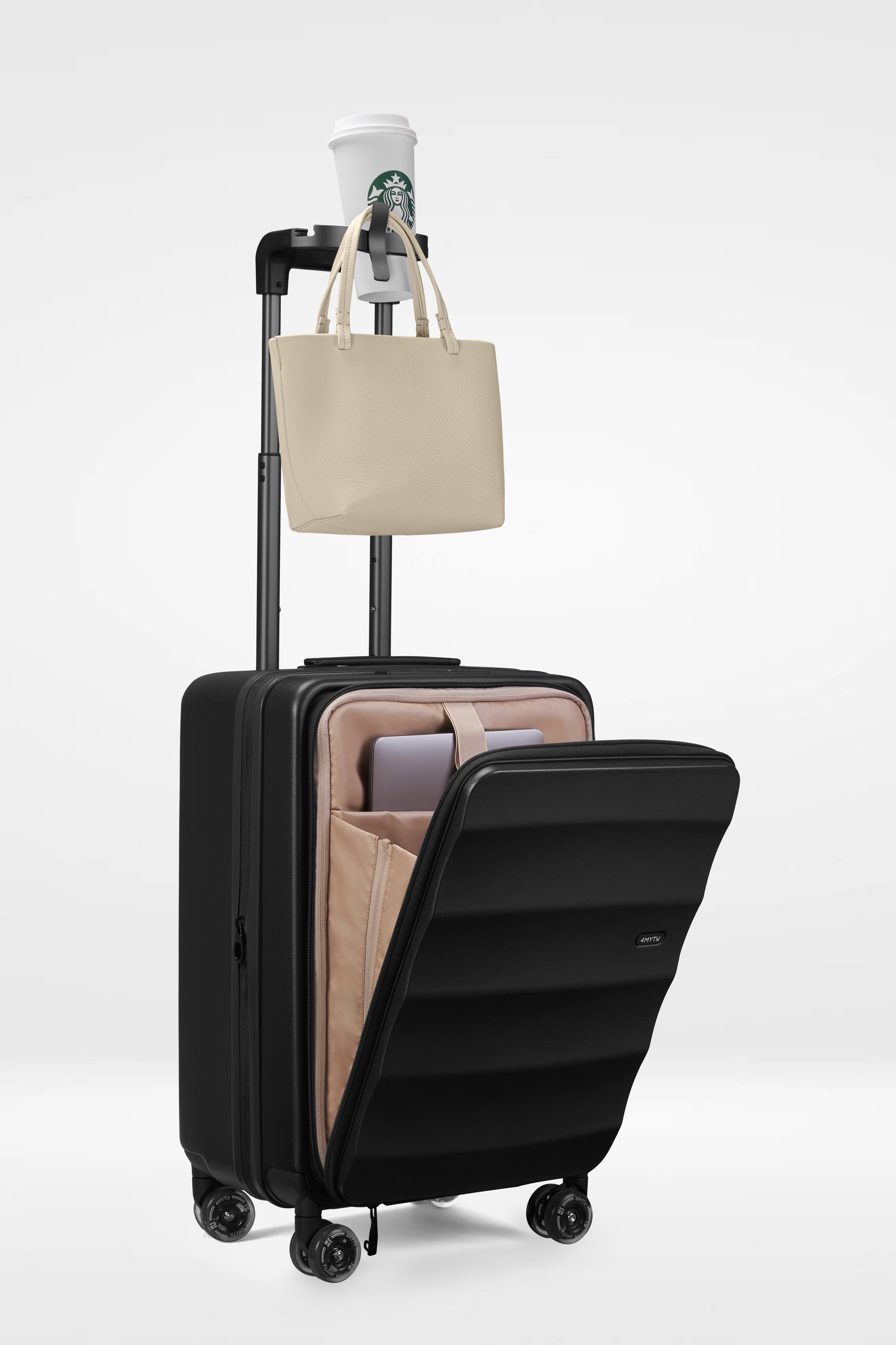 ジェットブラックのIntl Tank Carry-On 
