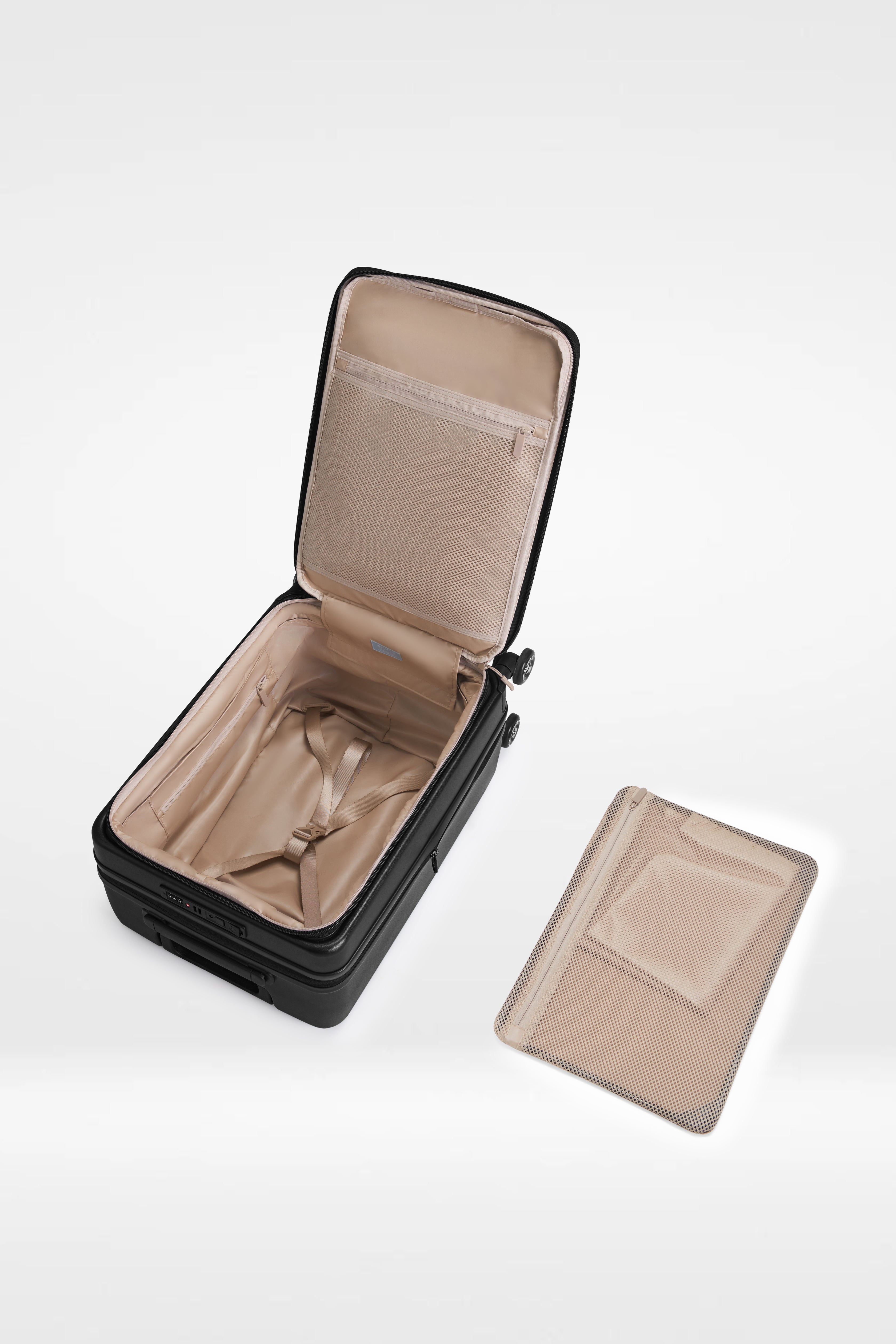 Tank Suitcases in Jet Black