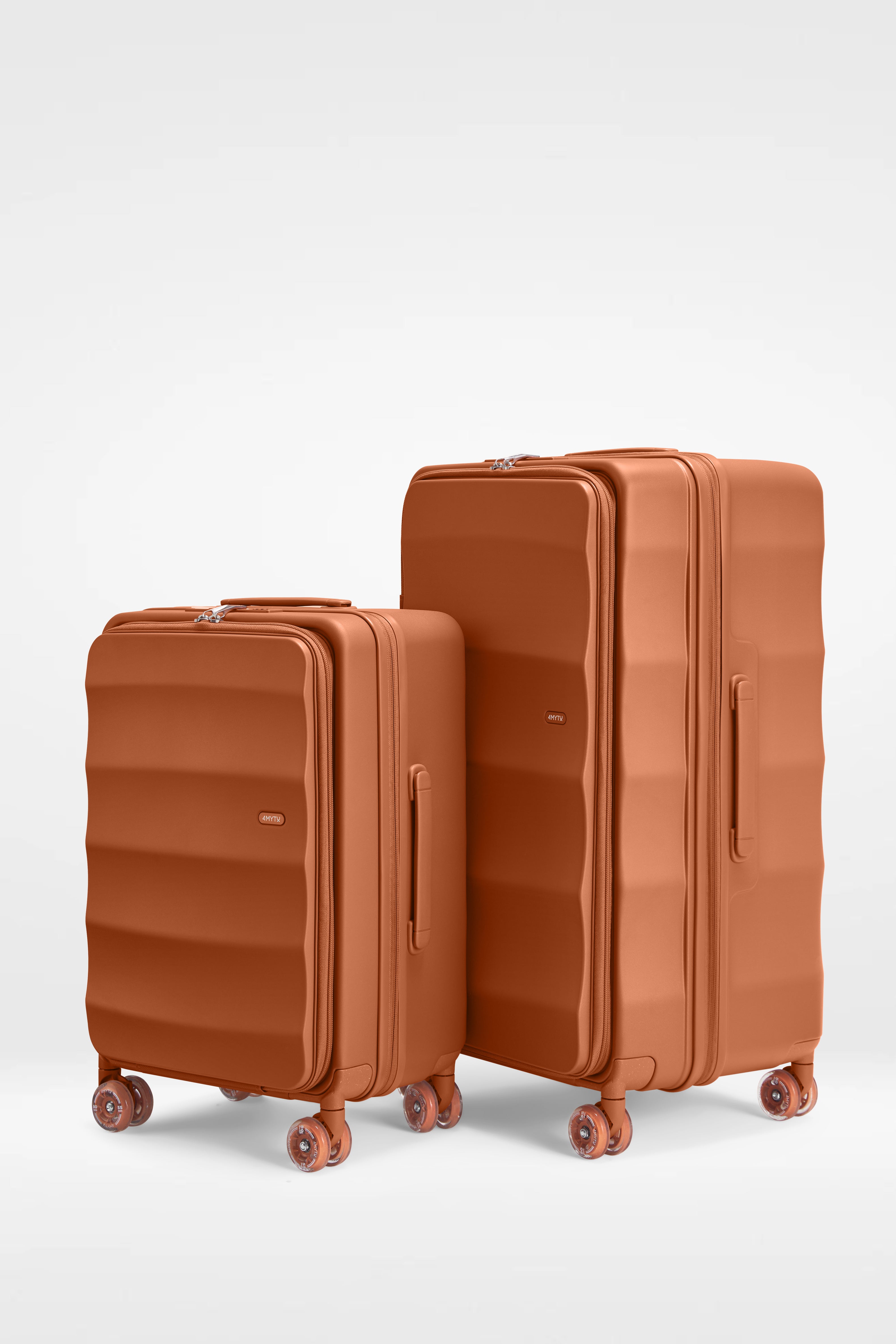 Tank Suitcases in Fiery Red