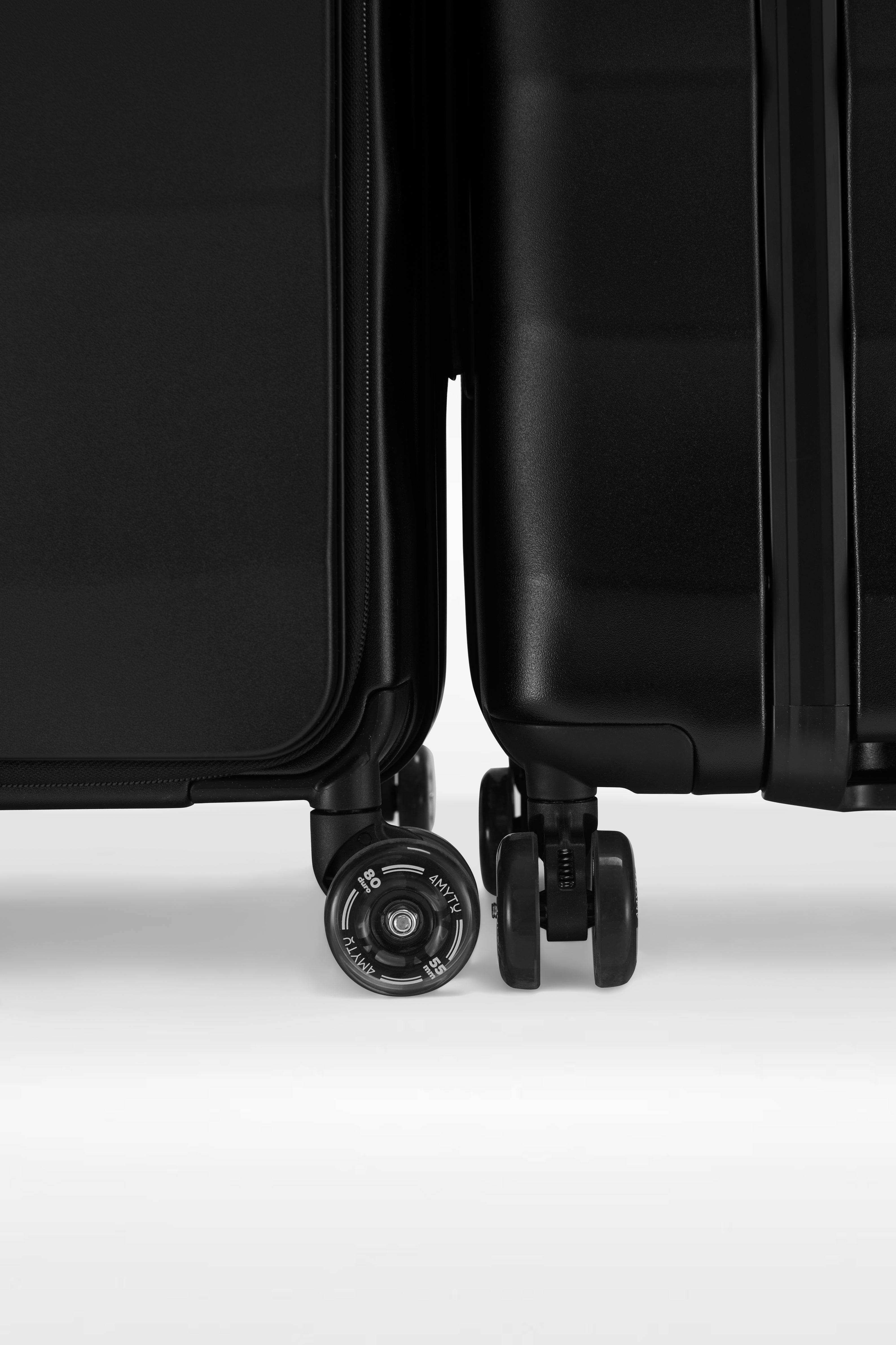 Tank Suitcases in Jet Black
