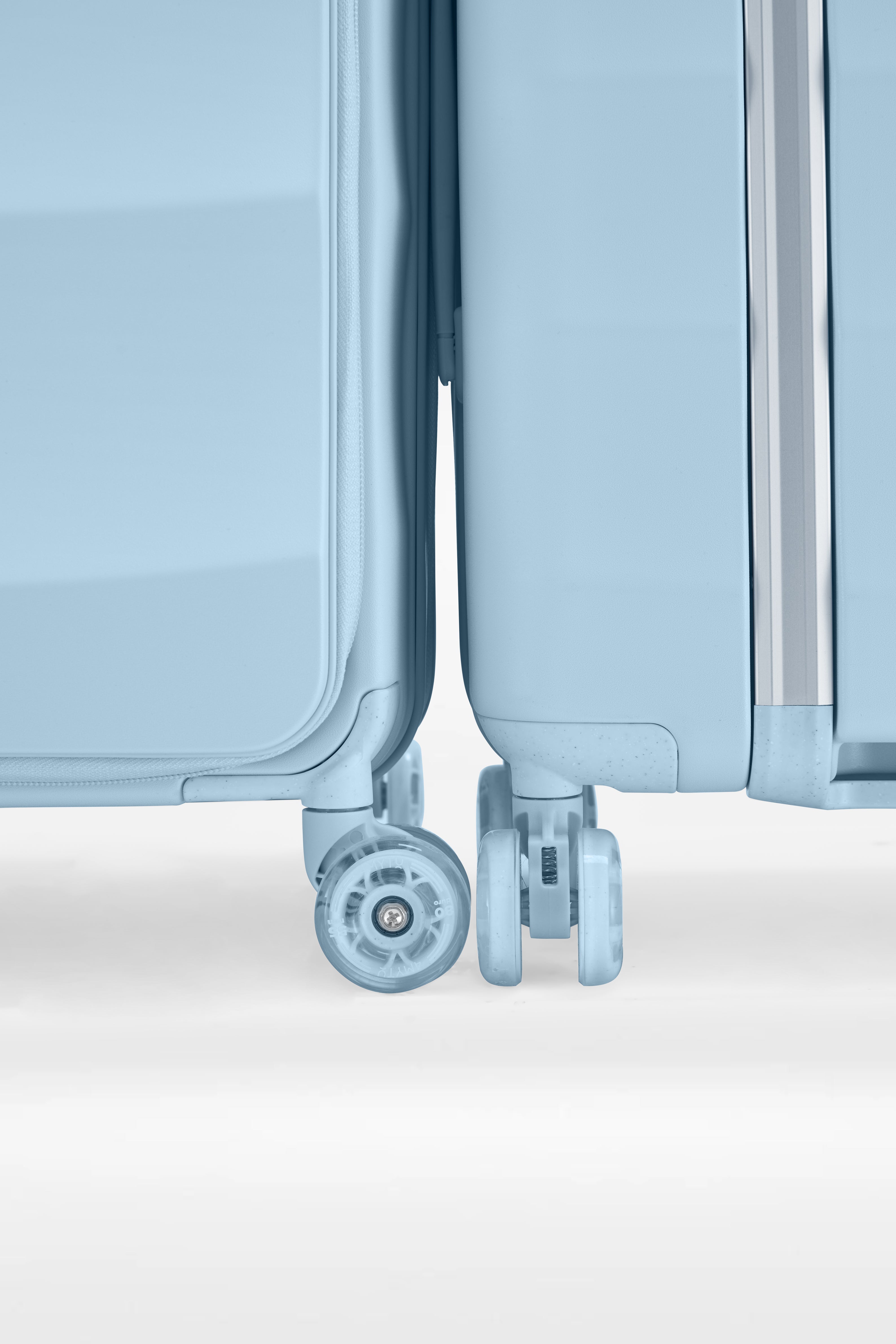 Tank Suitcases in Delicate Blue