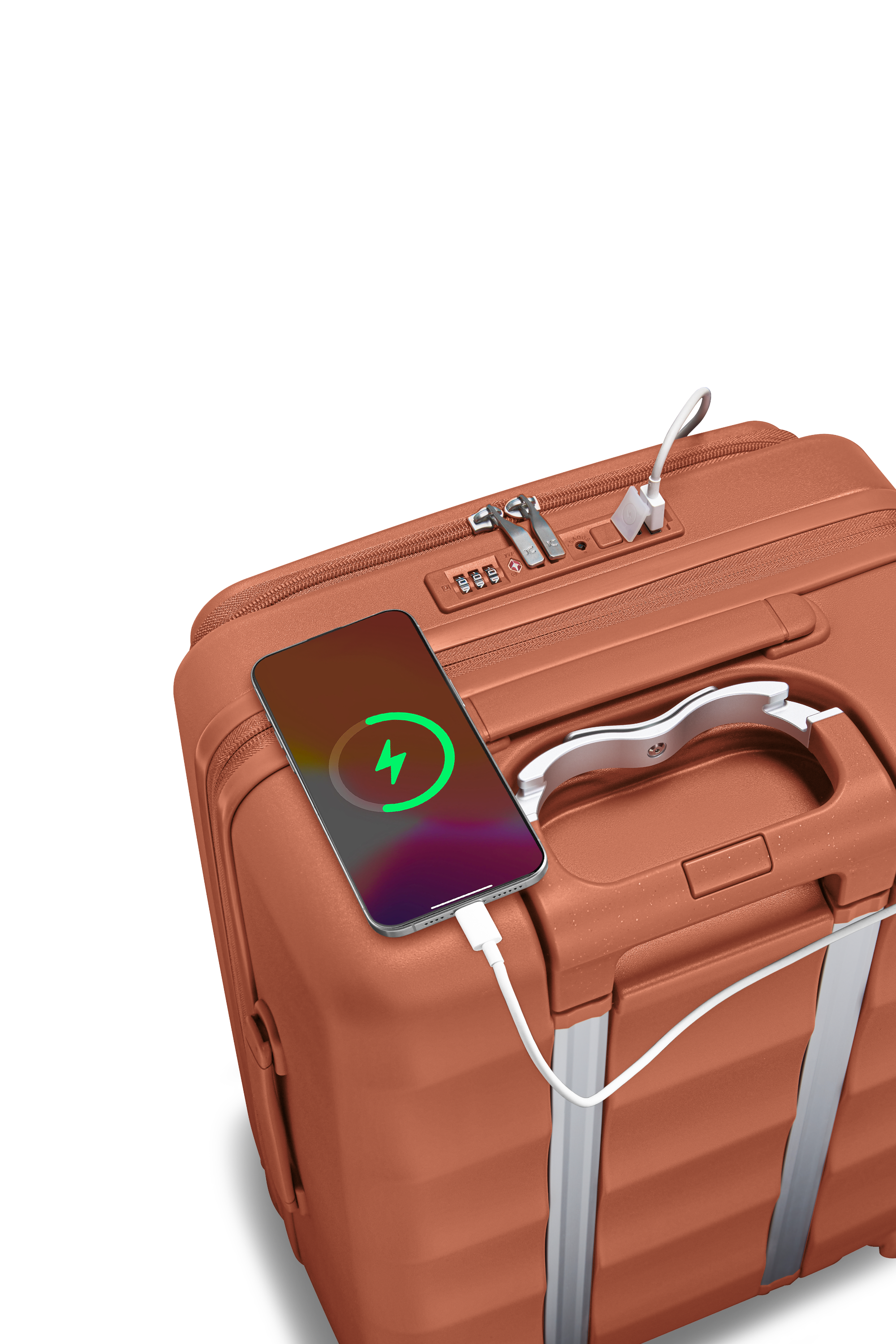 Der Intl Tank Carry-On in feurigem Rot 