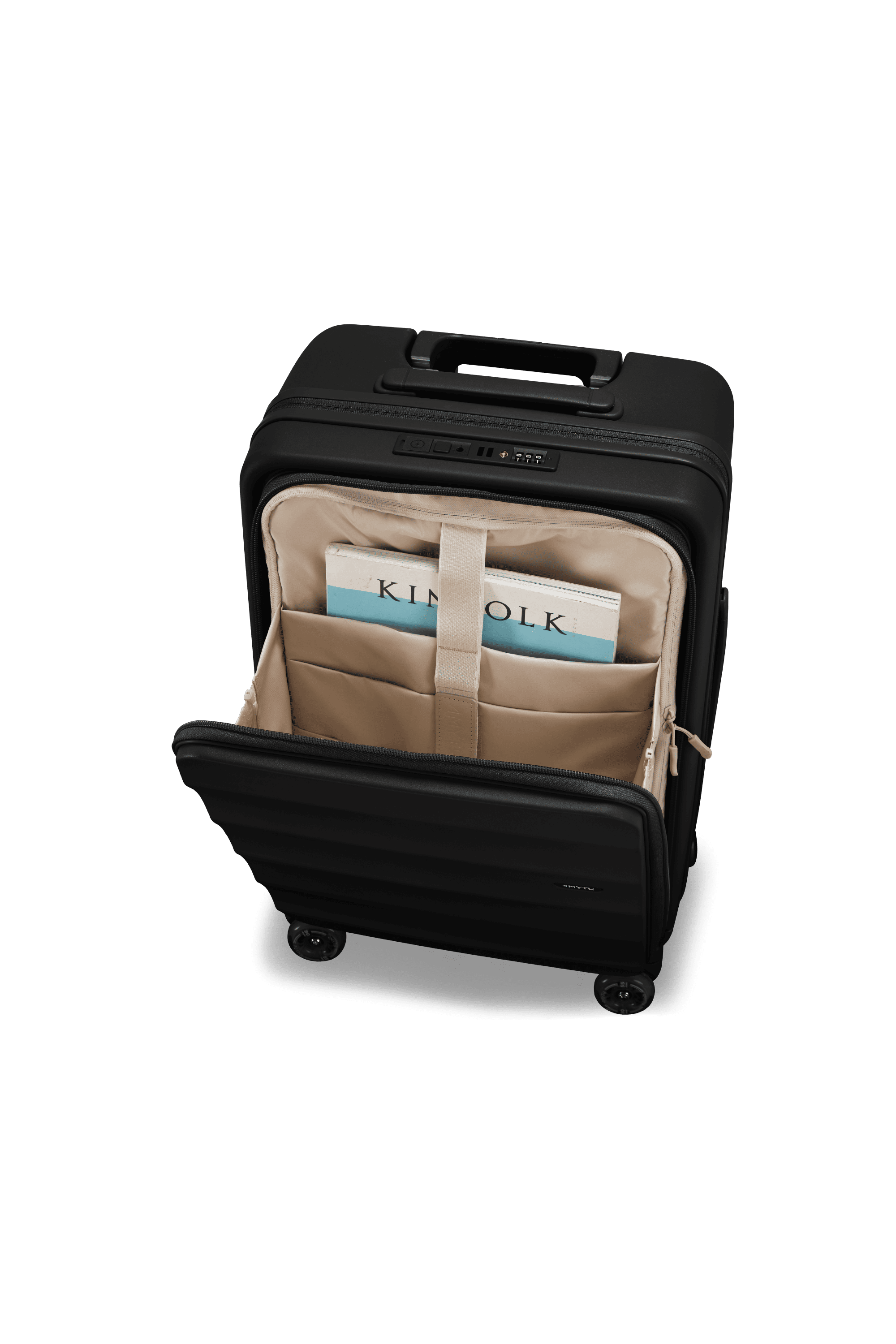 Der Intl Tank Carry-On in Tiefschwarz 