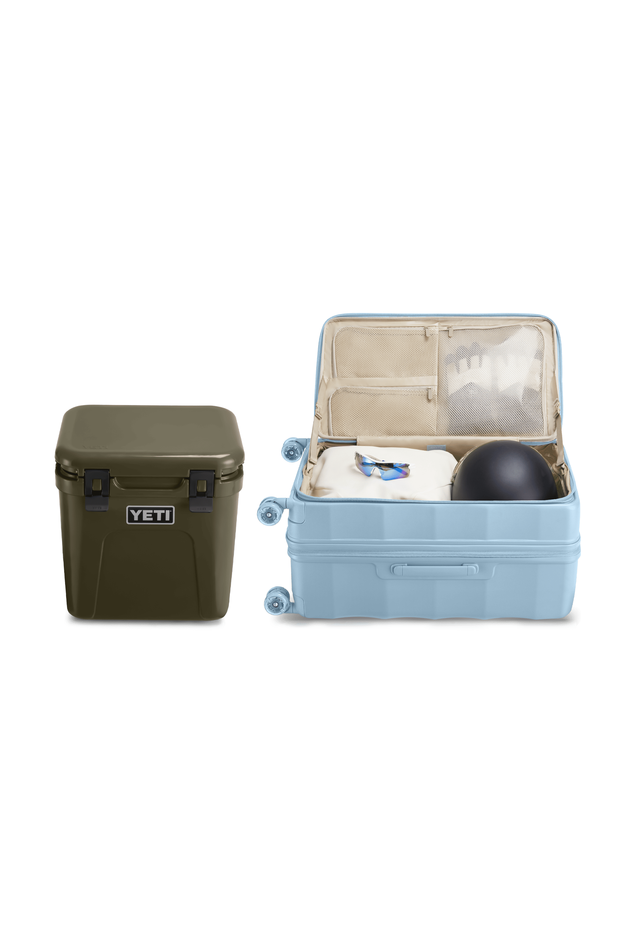 Max Tank Suitcases in Delicate Blue