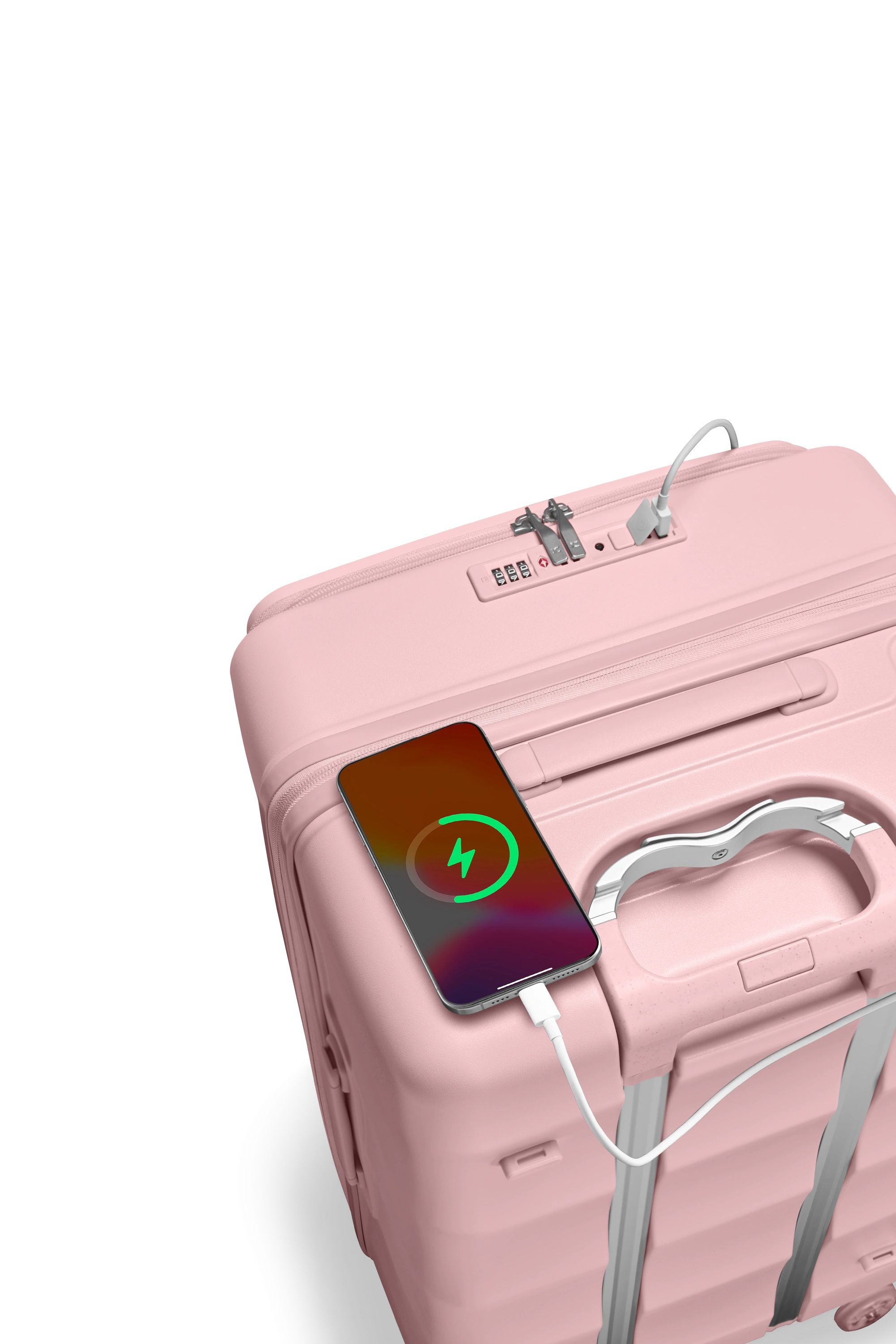 Max Tank Suitcases in Blush Pink