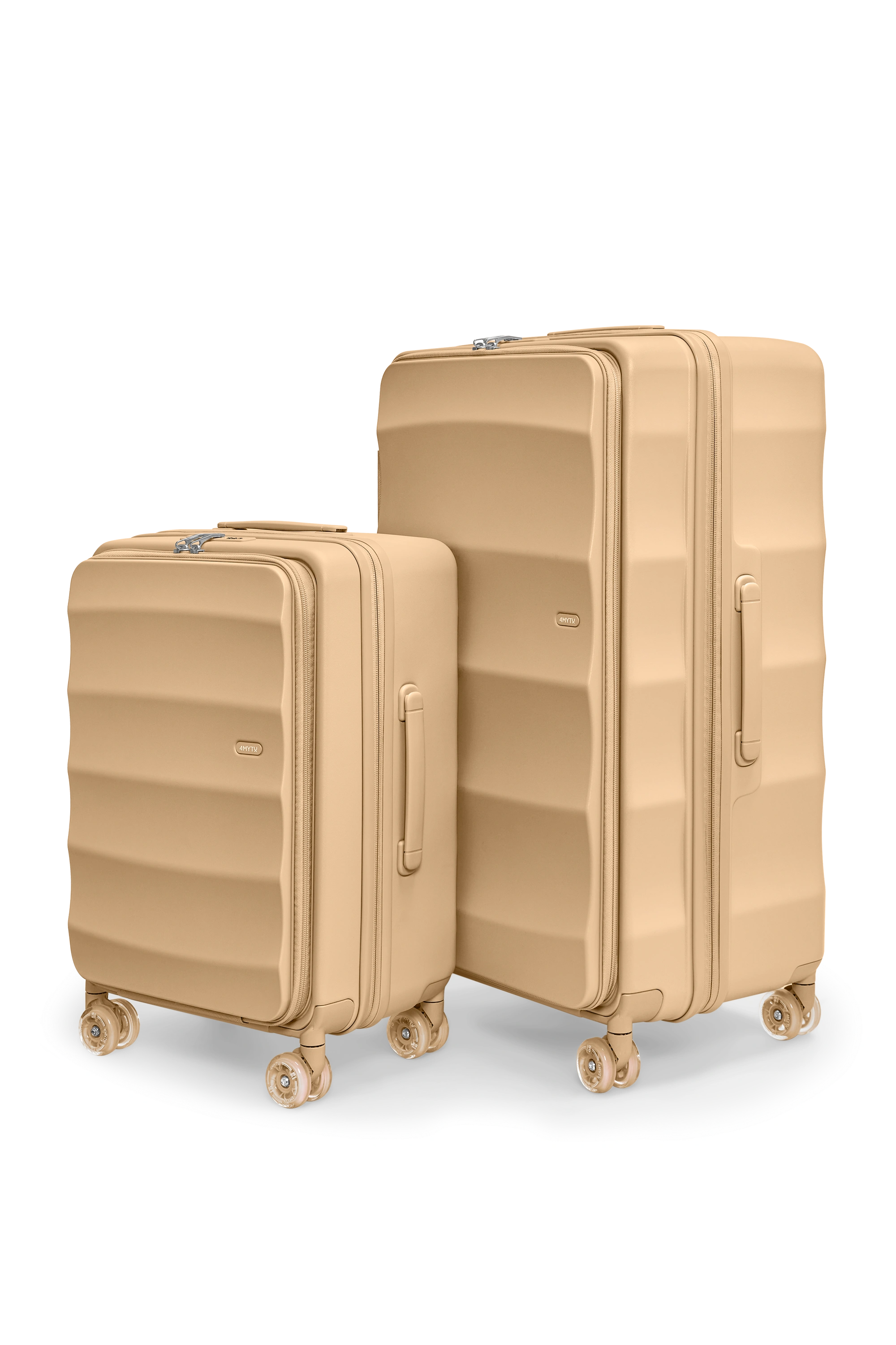 Tank Lite Max Suitcases in Beige Brown
