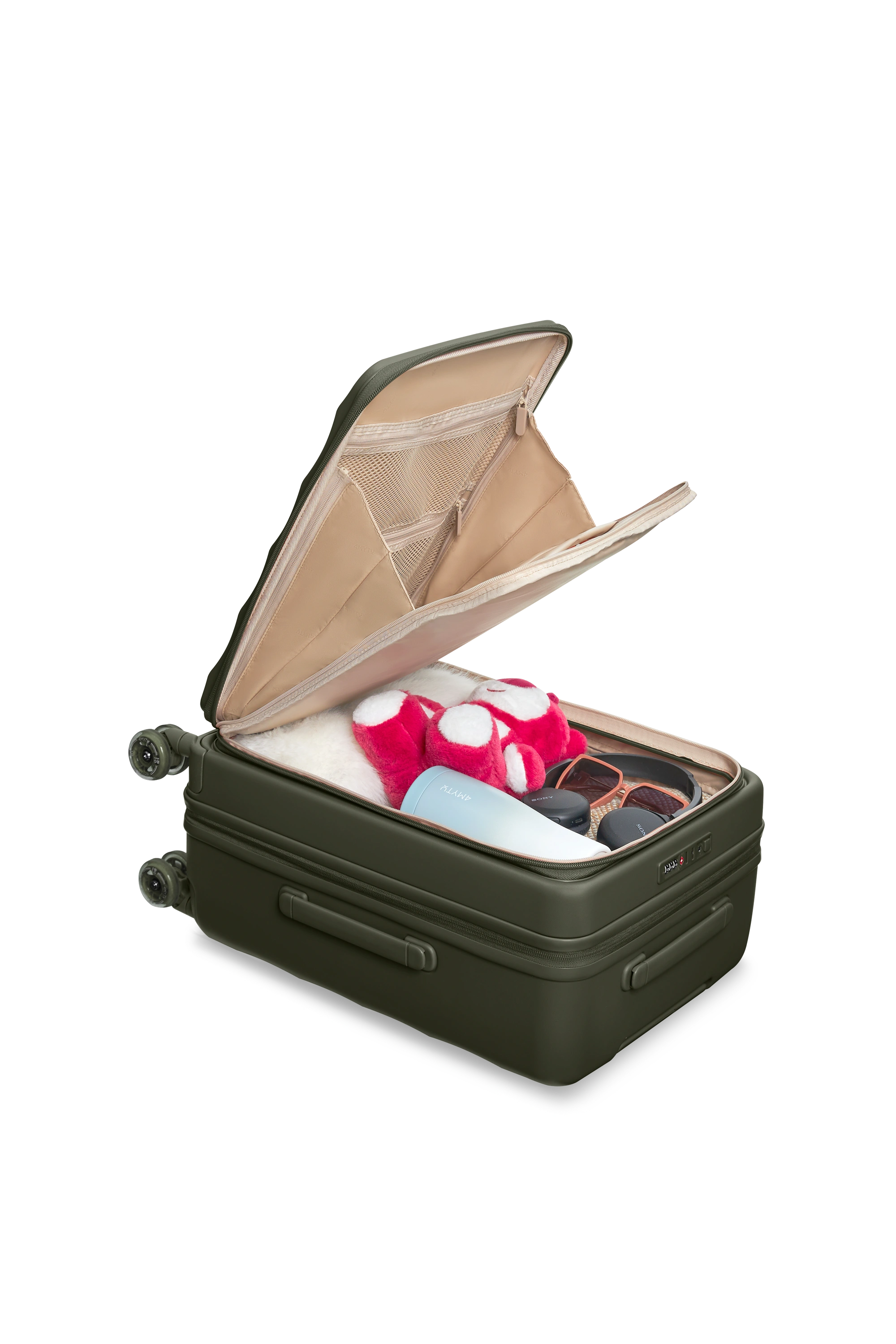 燃えるような赤のDomestic Tank Carry-On 