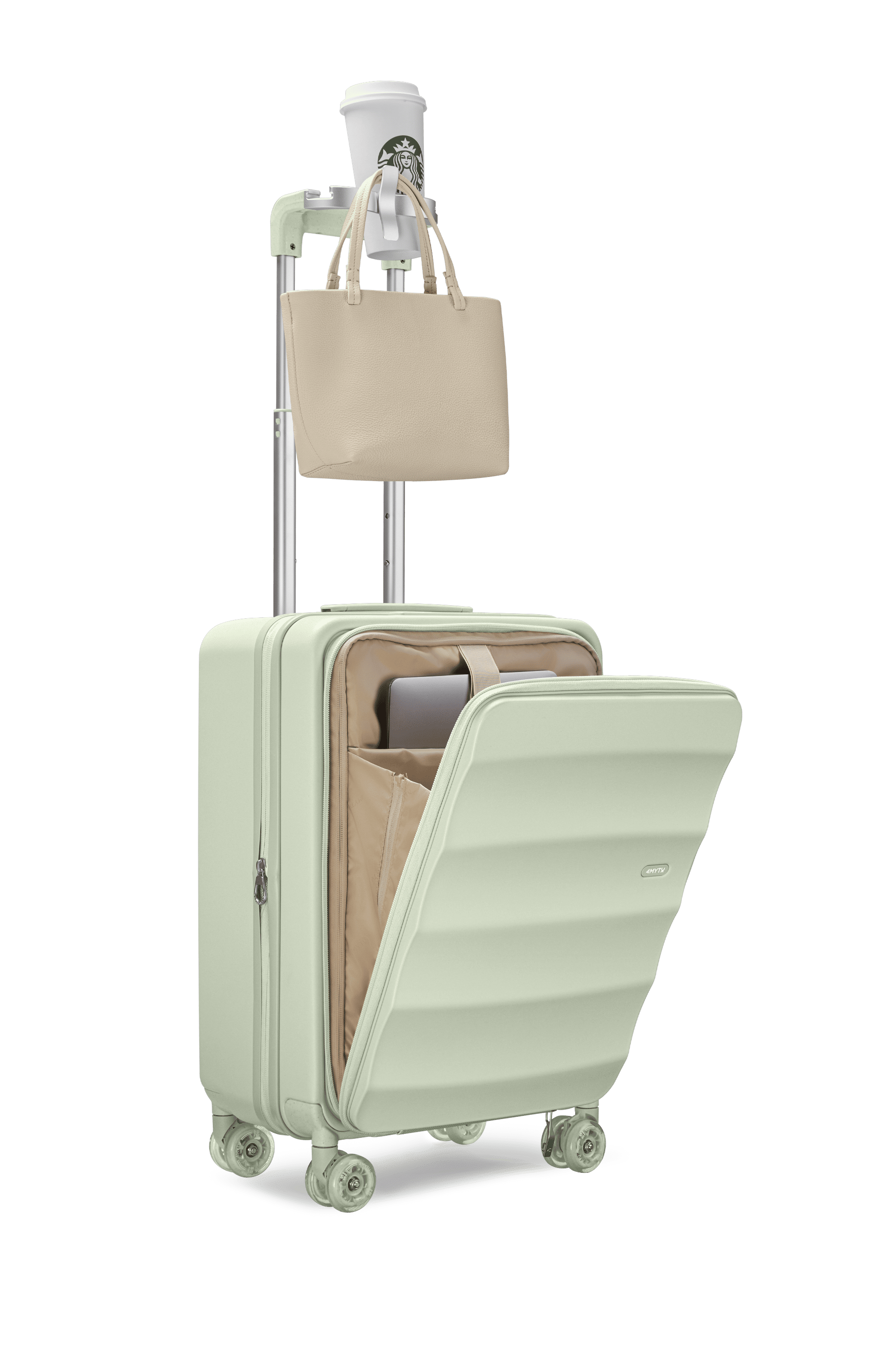 Tank Carry-On in Mint Green