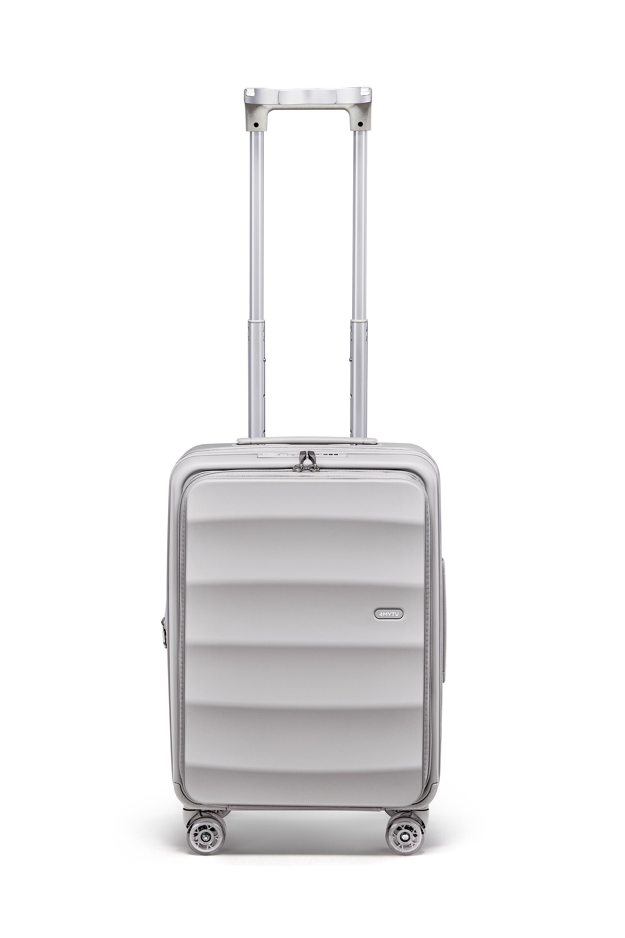 Harbor Mist 4MYTU Tank Carry-On suitcase with smooth hardshell and modern design.
