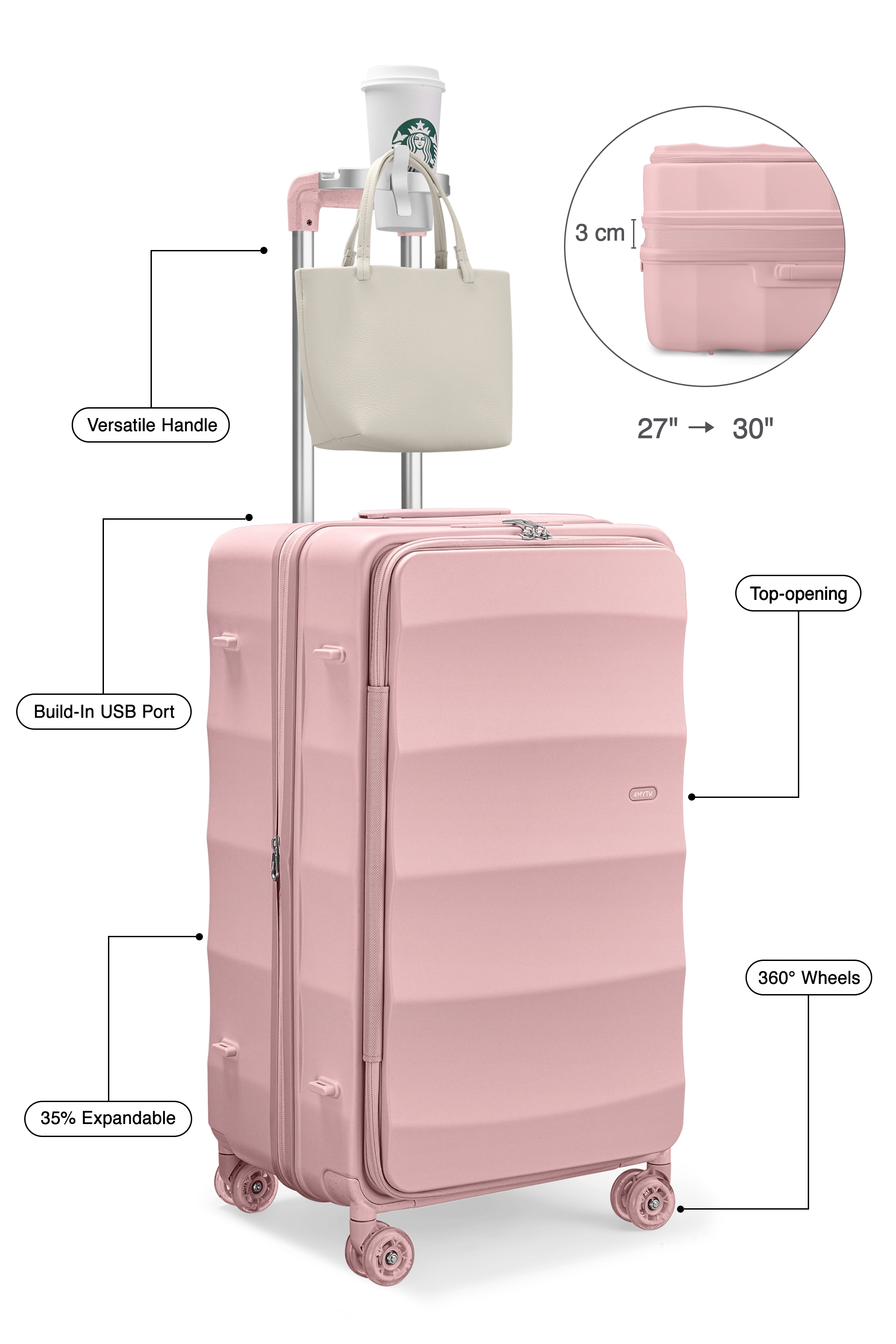 The Tank Trunk in Blush Pink