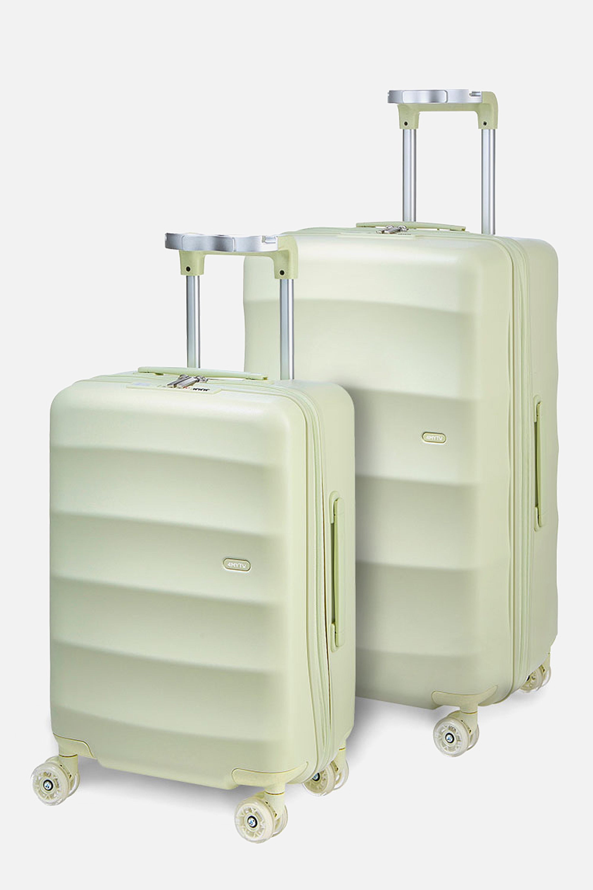 Classic Suitcases in Mint Green