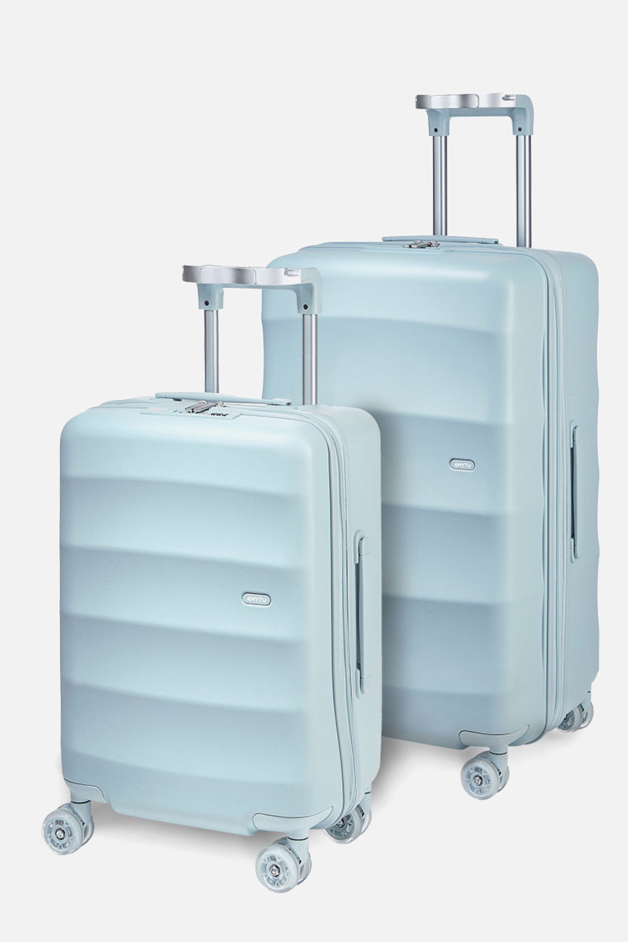Classic Suitcases in Delicate Blue